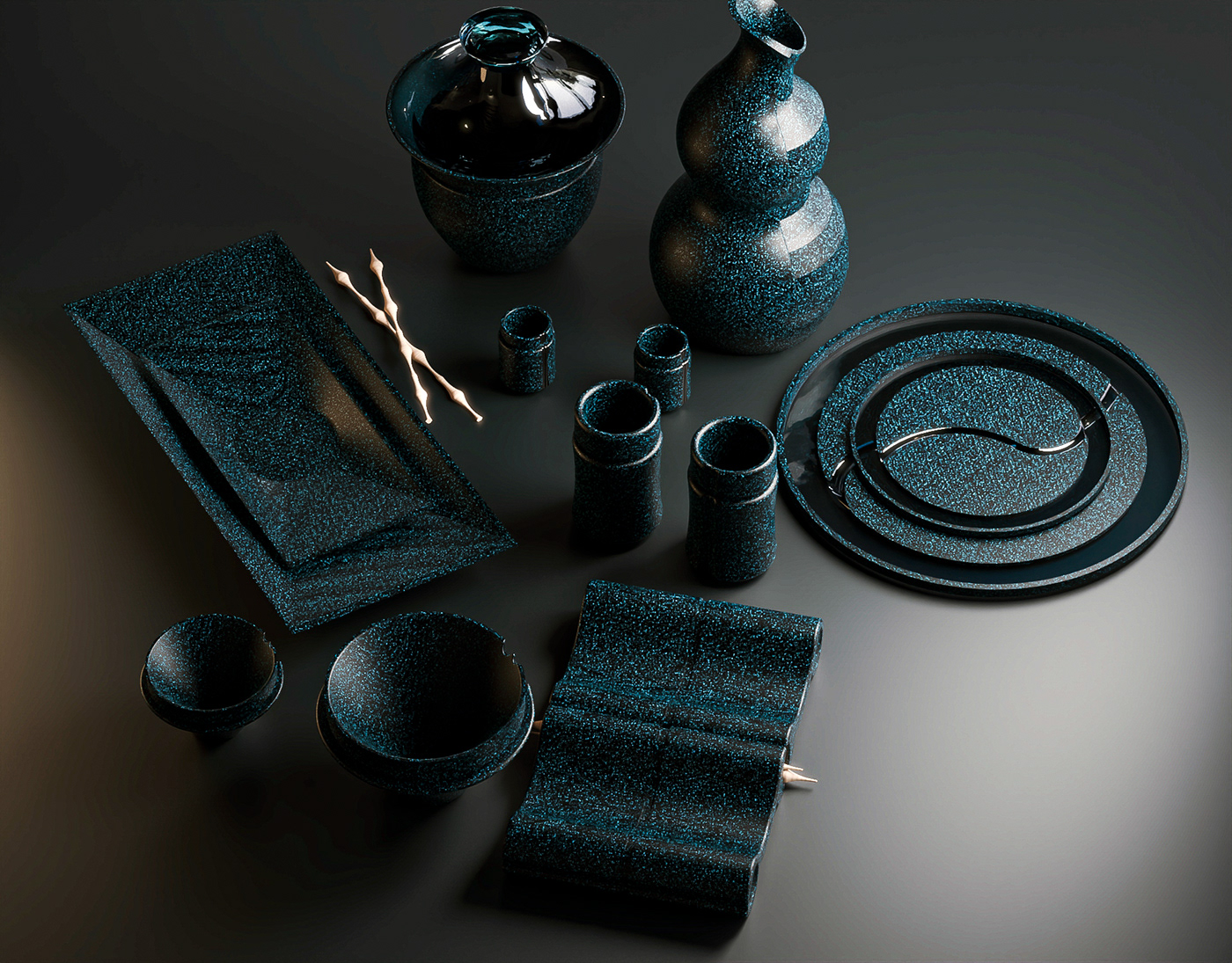 ceramics，container，food，