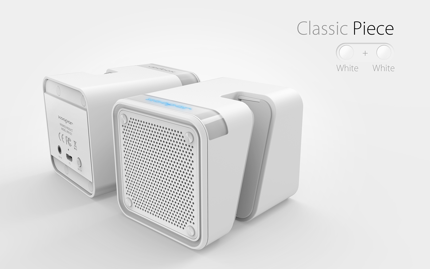 loudspeaker box，Xoopar，Cubic block，