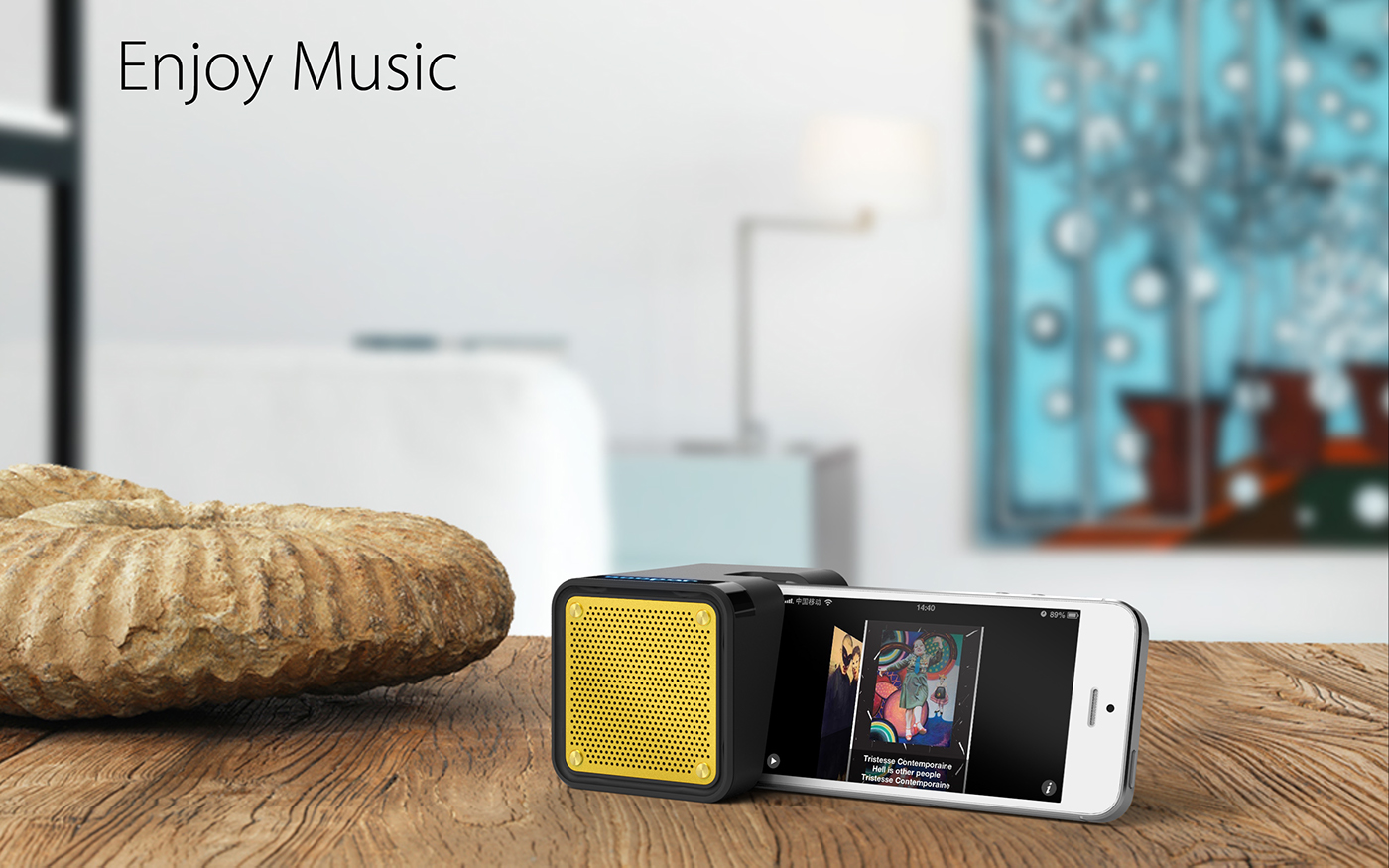 loudspeaker box，Xoopar，Cubic block，