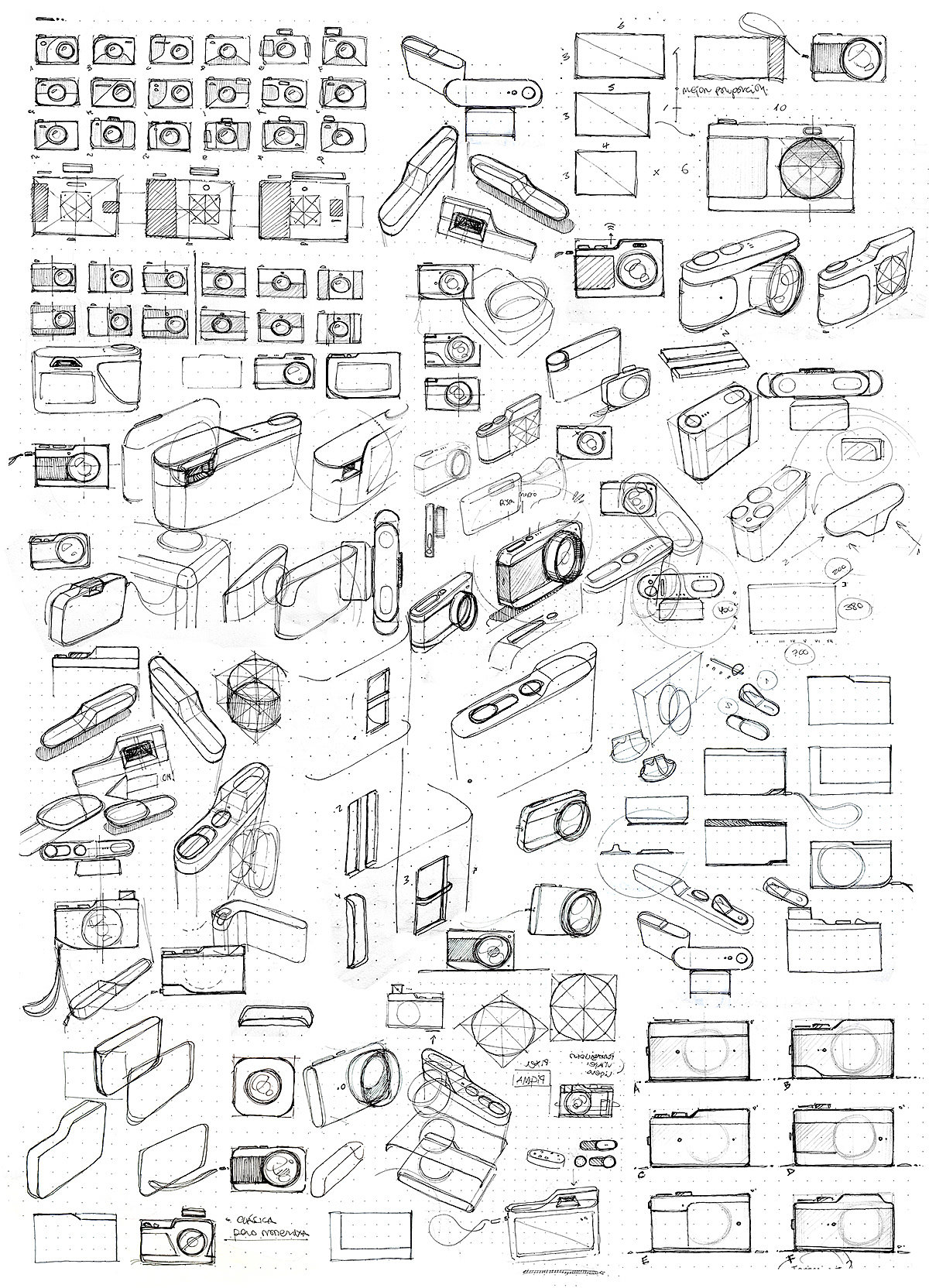 camera，compact，modern，Multicolor，