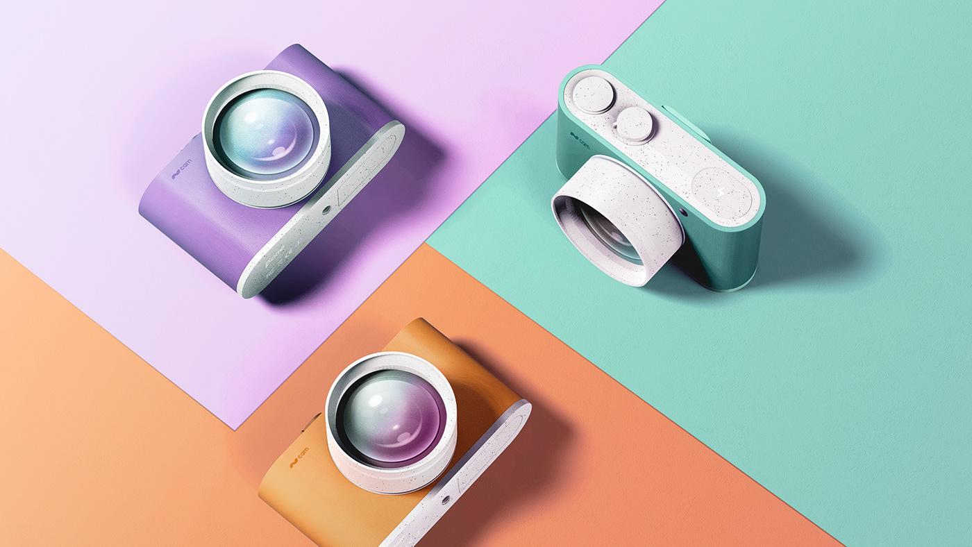 camera，compact，modern，Multicolor，