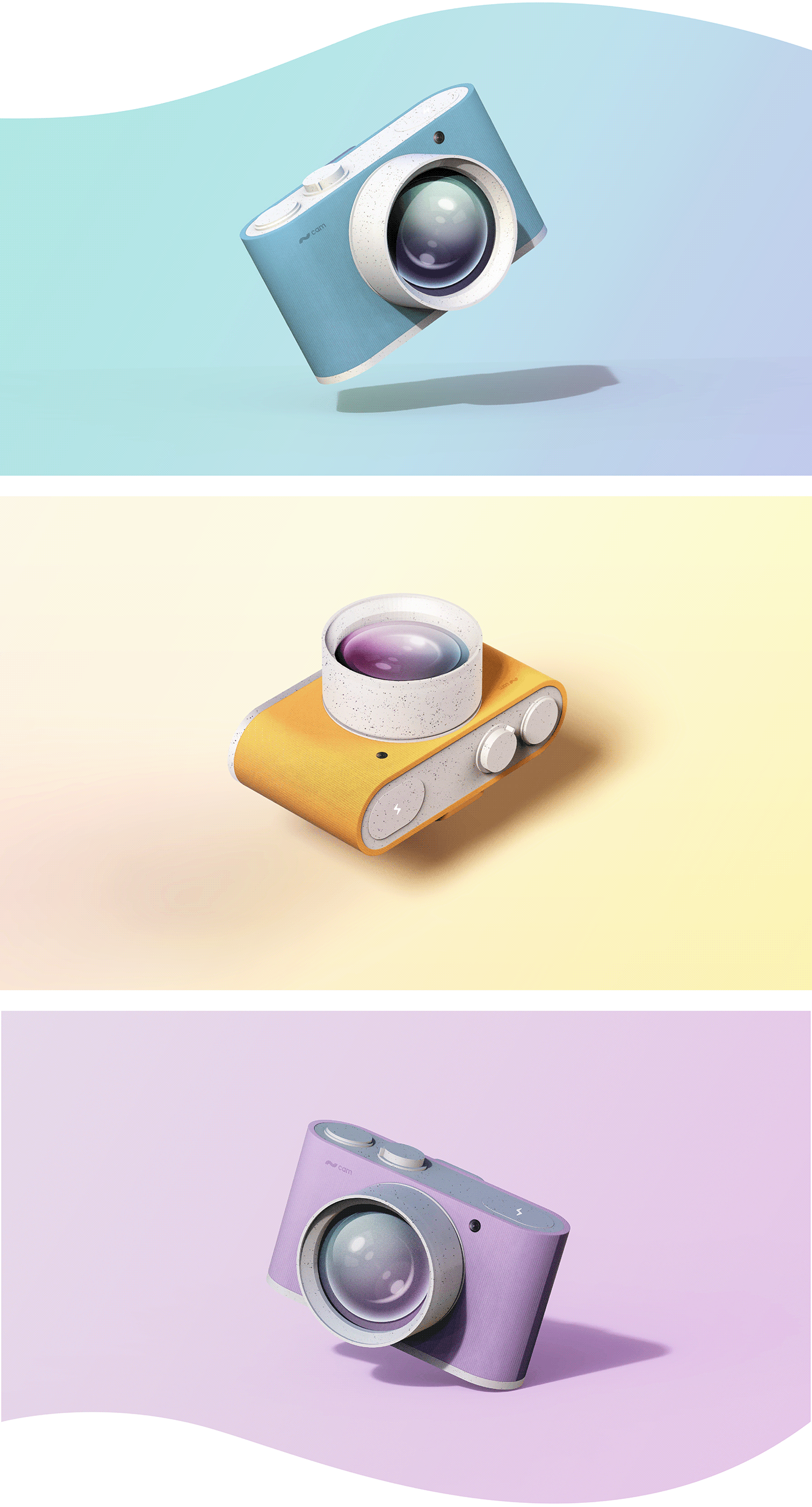 camera，compact，modern，Multicolor，