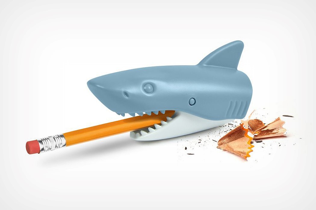 pencil sharpener，shark，Interesting，to work in an office，