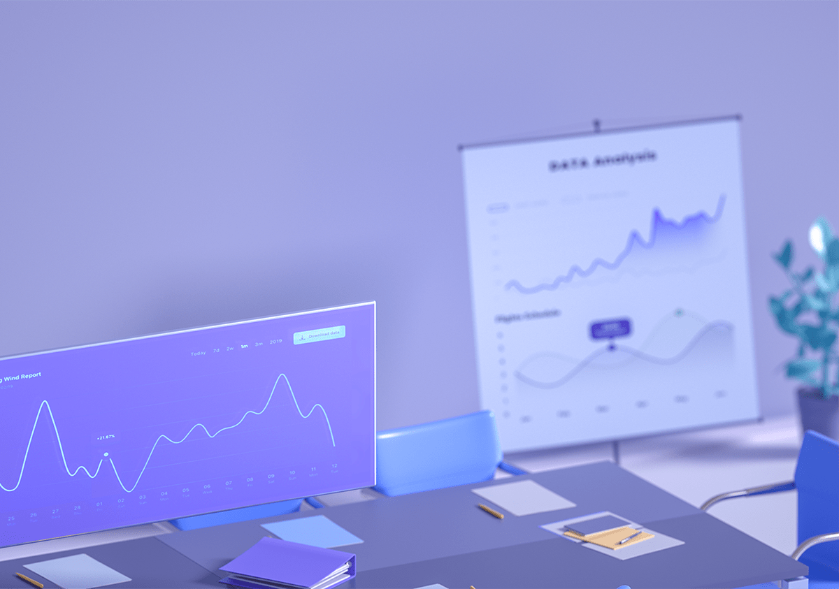 office，intelligence，Render，3d，