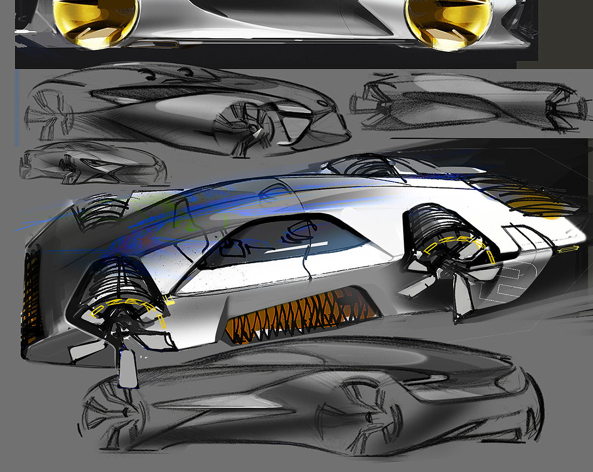 automobile，sketch，Cool，