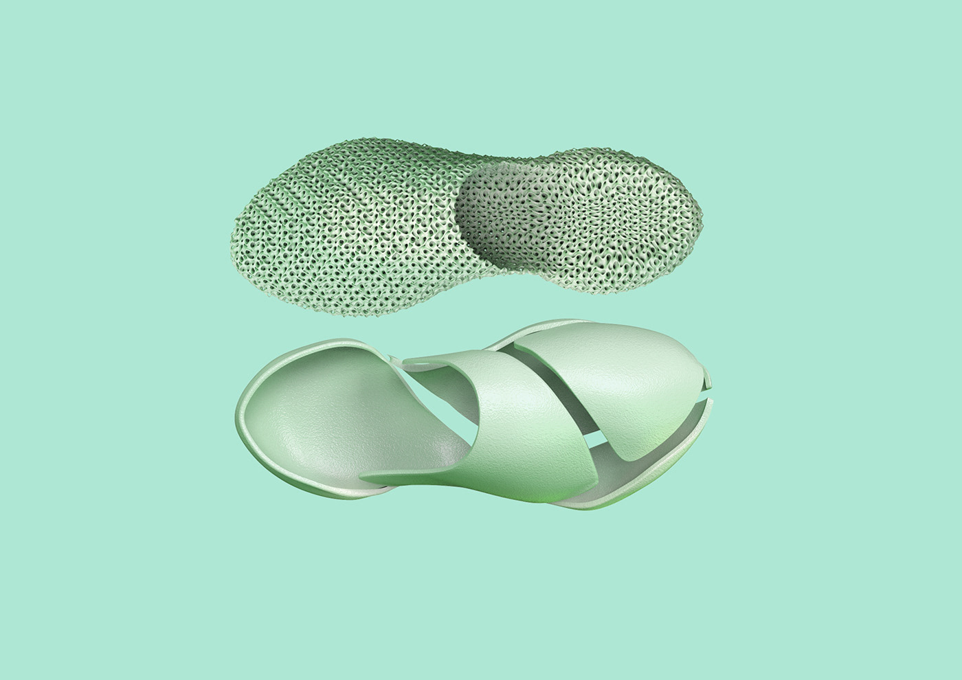 footwear，sneakers，3D printing，practical，