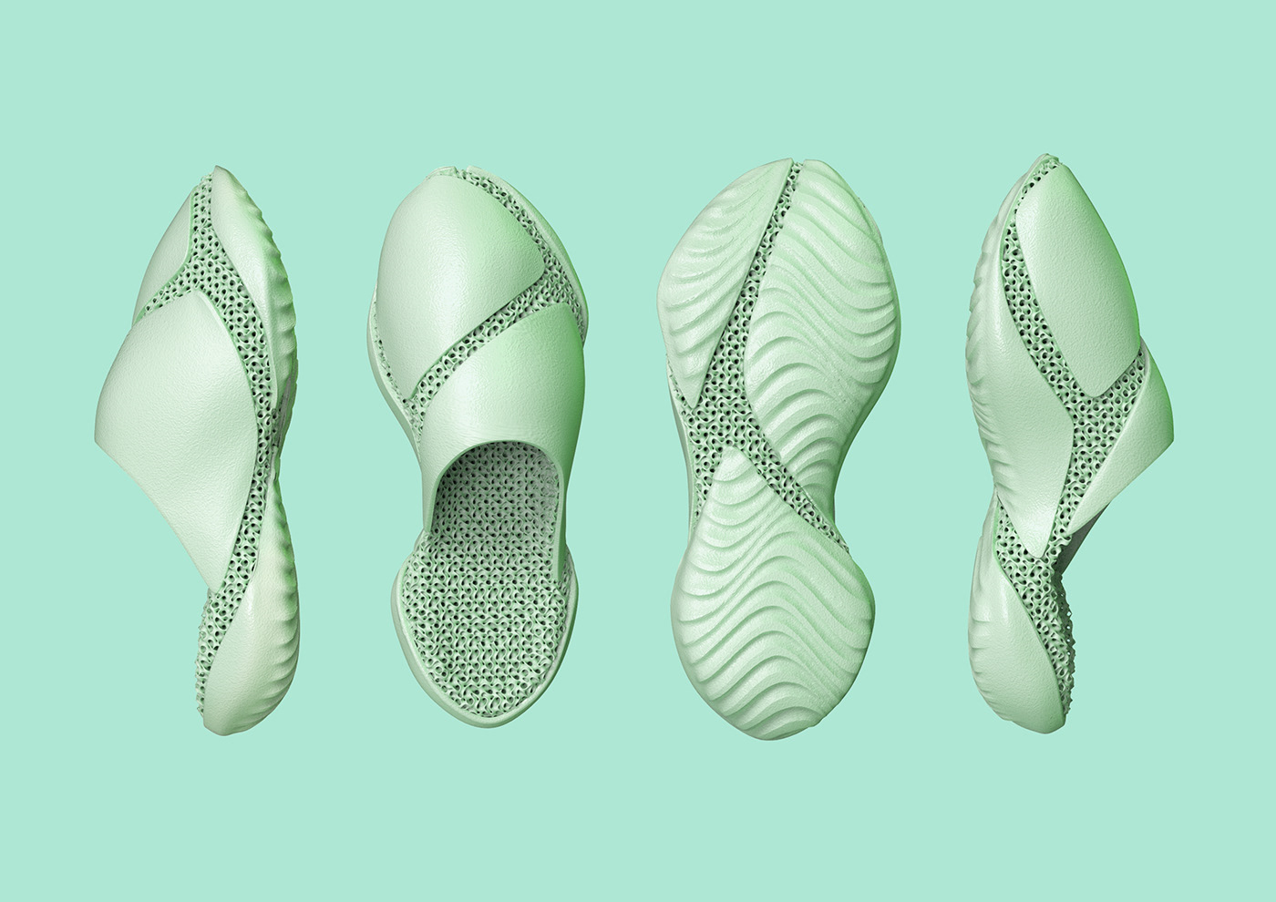 footwear，sneakers，3D printing，practical，