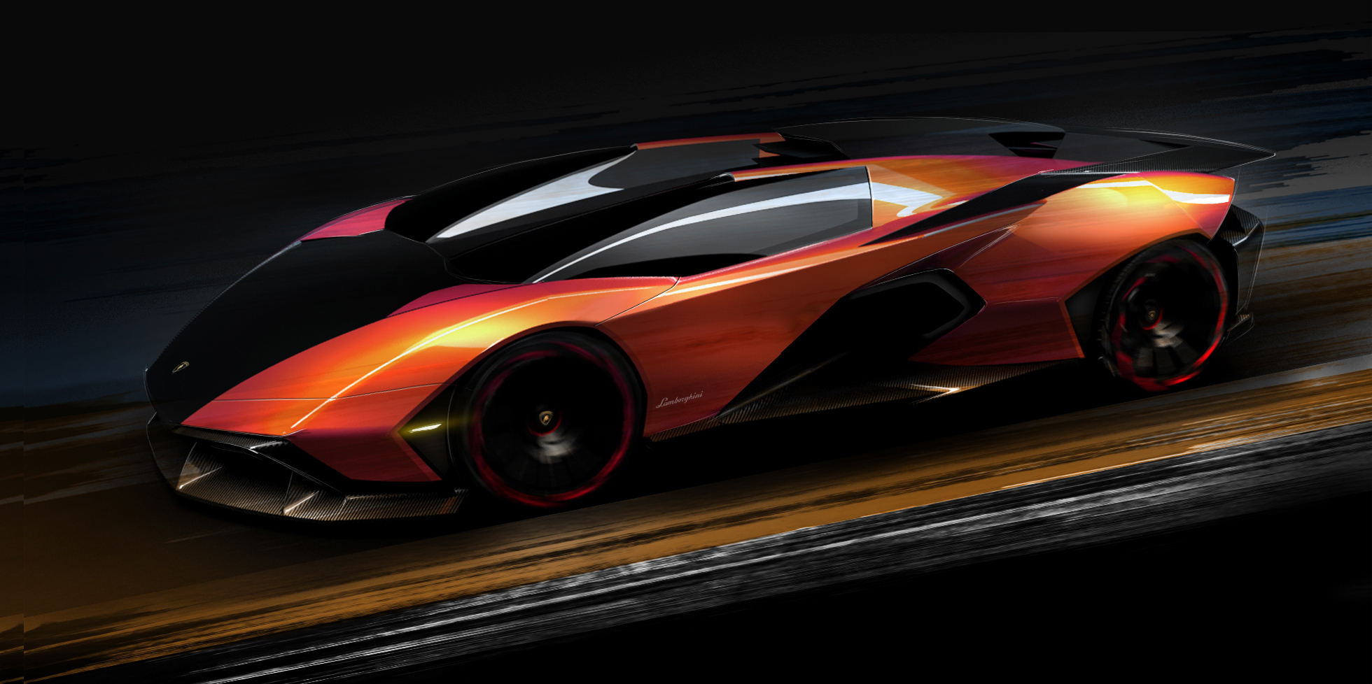 Lamborghini，concept，appearance，two thousand and twenty-two，