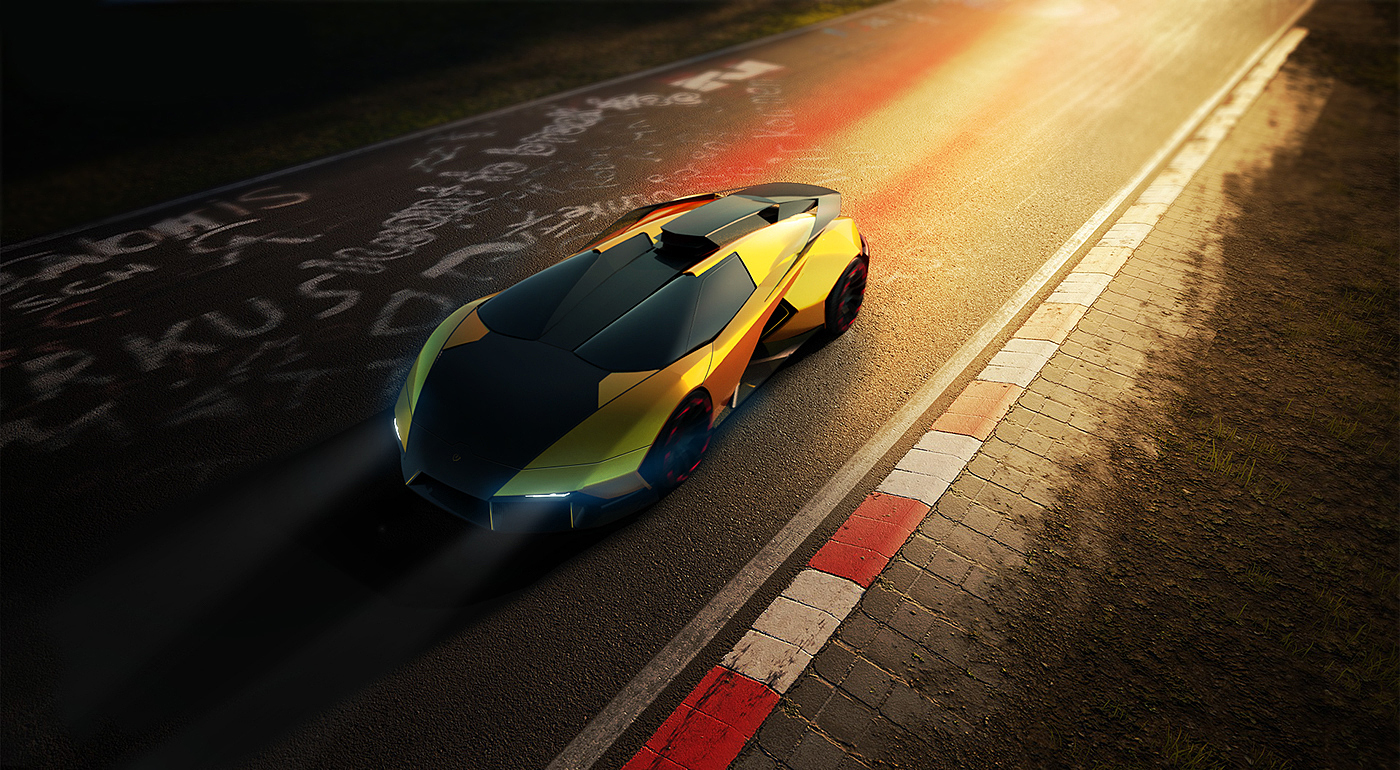 Lamborghini，concept，appearance，two thousand and twenty-two，