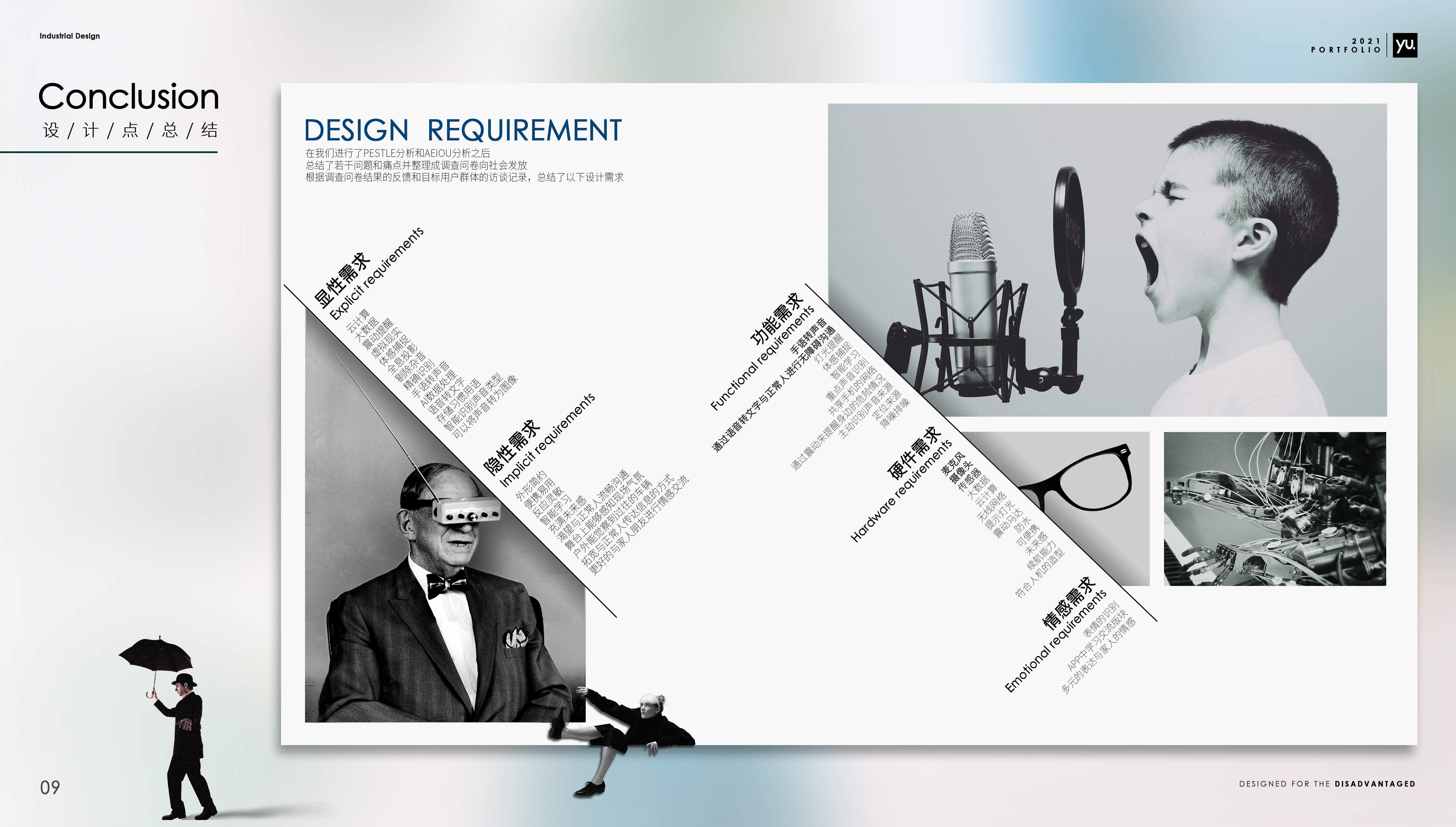 deaf-mute，Disabled people，Hearing impaired group，Headwear，Holographic image，Intelligent device，portfolio，Humanistic care design，