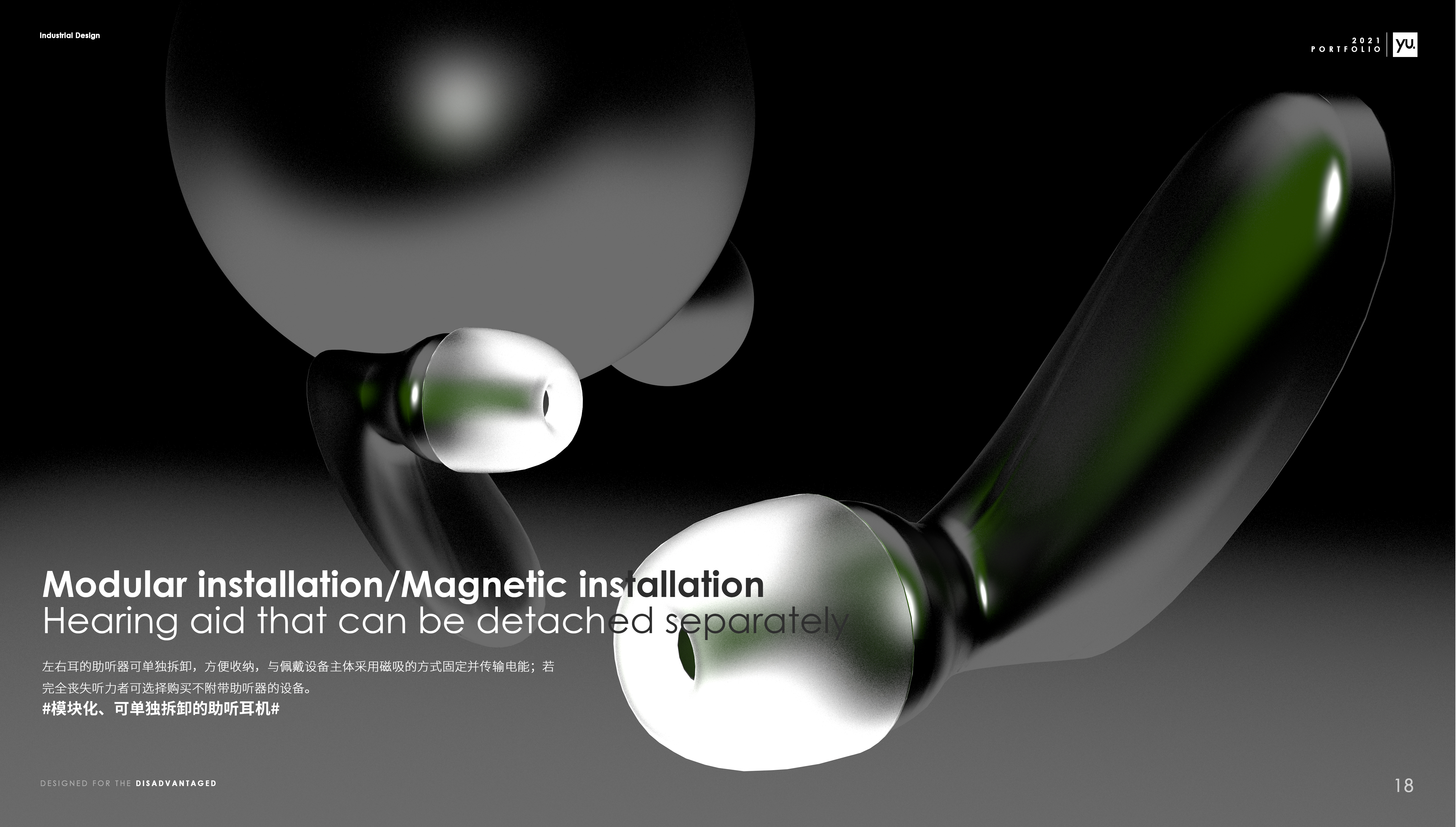 deaf-mute，Disabled people，Hearing impaired group，Headwear，Holographic image，Intelligent device，portfolio，Humanistic care design，