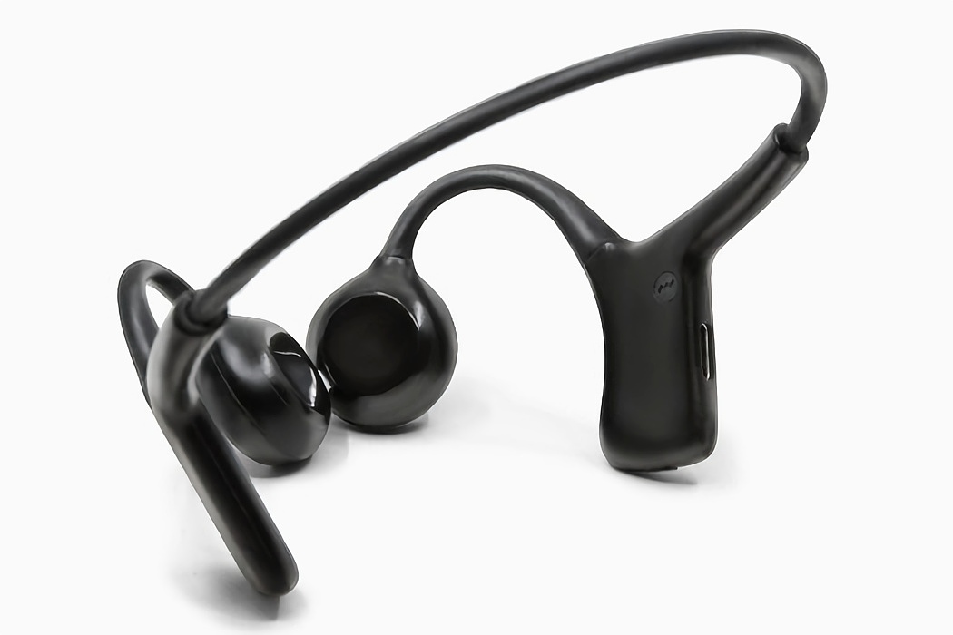 headset，Bluetooth，Bone conduction technology，black，