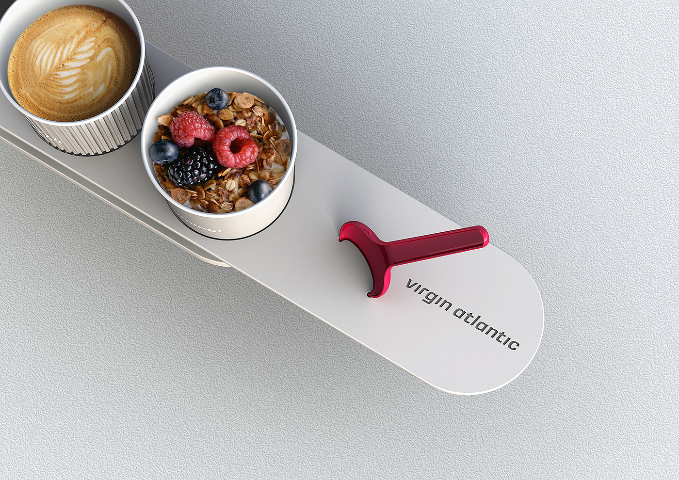 Virgin Airlines，tableware，Dinner plate，Plane meal，Simplicity，