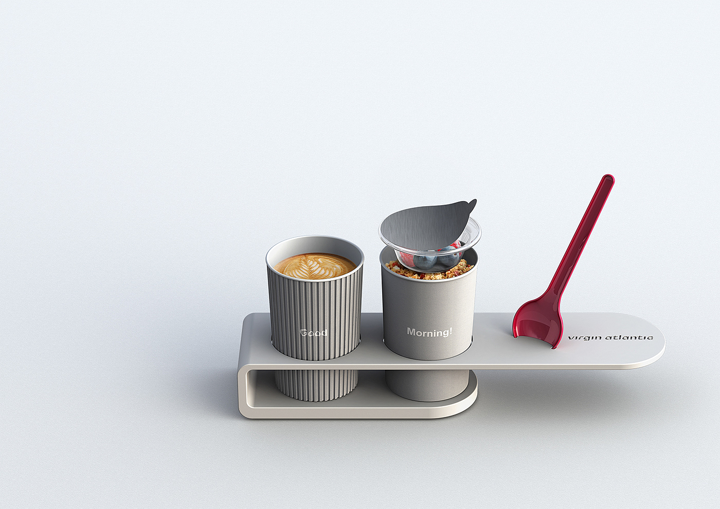 Virgin Airlines，tableware，Dinner plate，Plane meal，Simplicity，