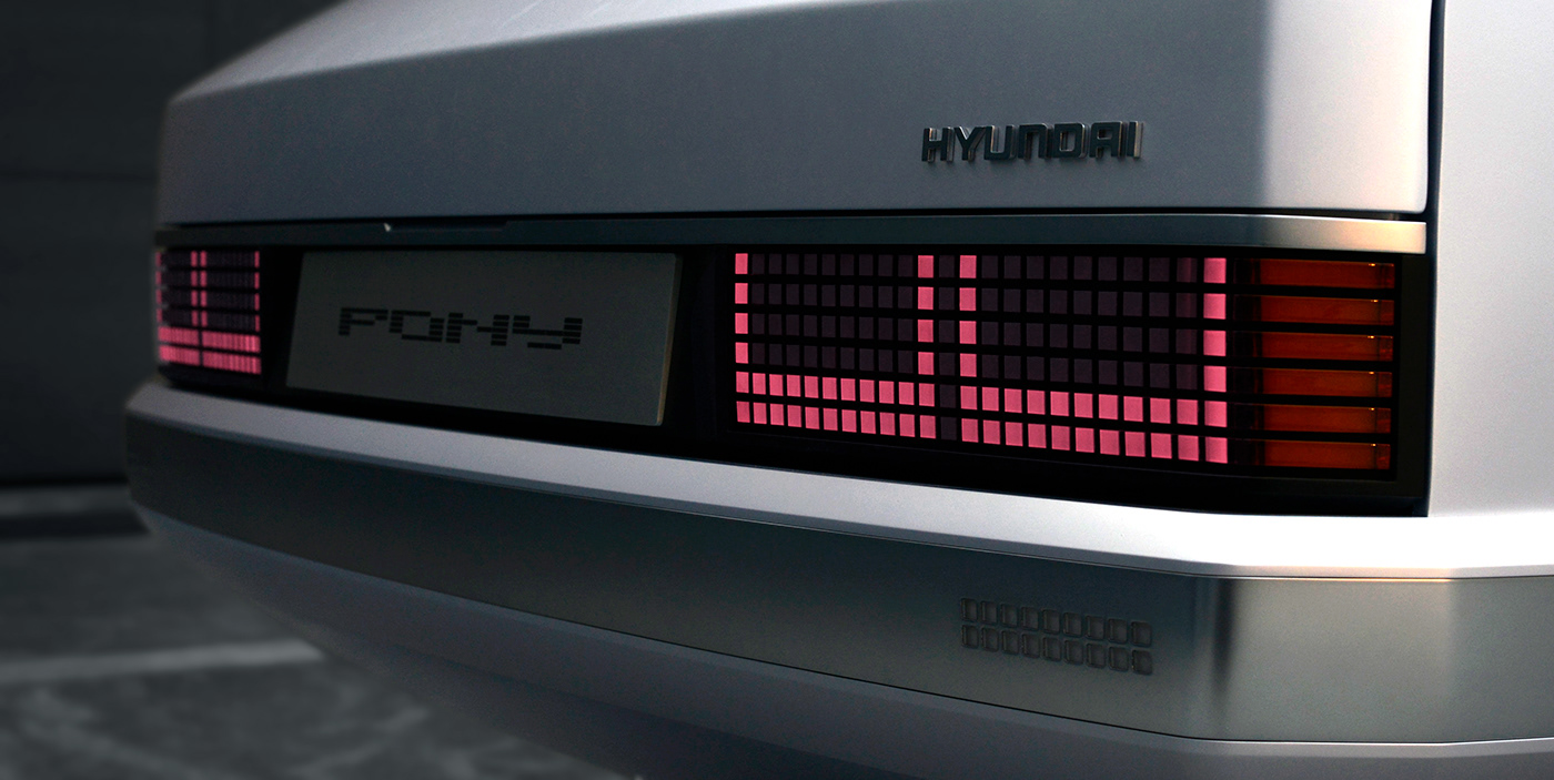 hyundai，Automobile design，modern，PONY，