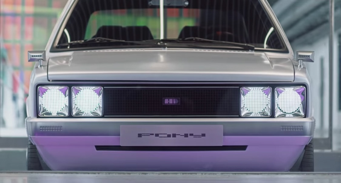 hyundai，Automobile design，modern，PONY，