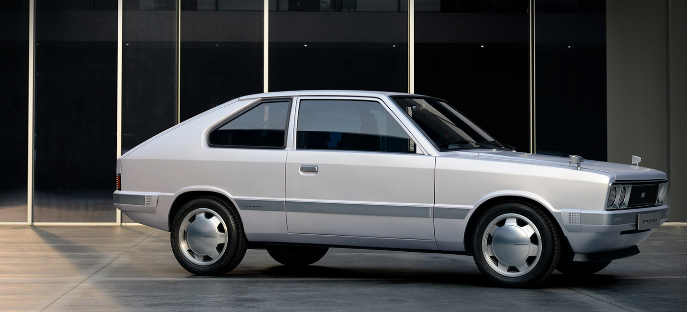 hyundai，Automobile design，modern，PONY，