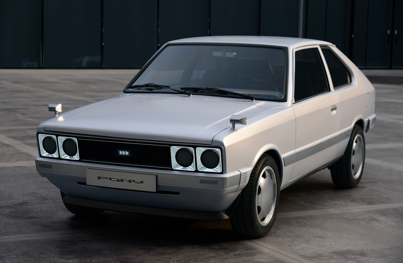 hyundai，Automobile design，modern，PONY，