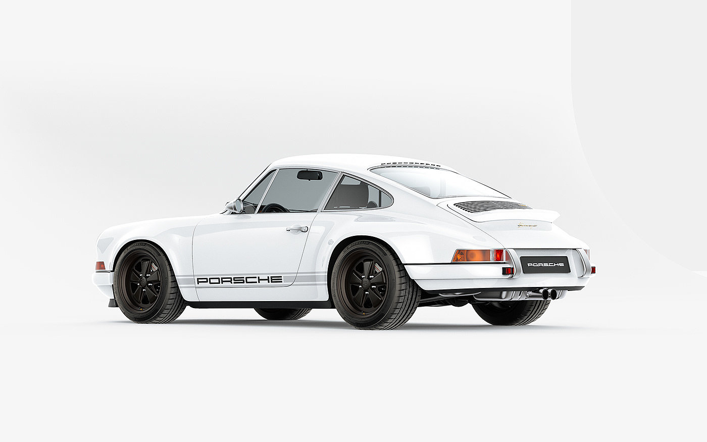 911 singer，Porsche，automobile，Render，cgi，