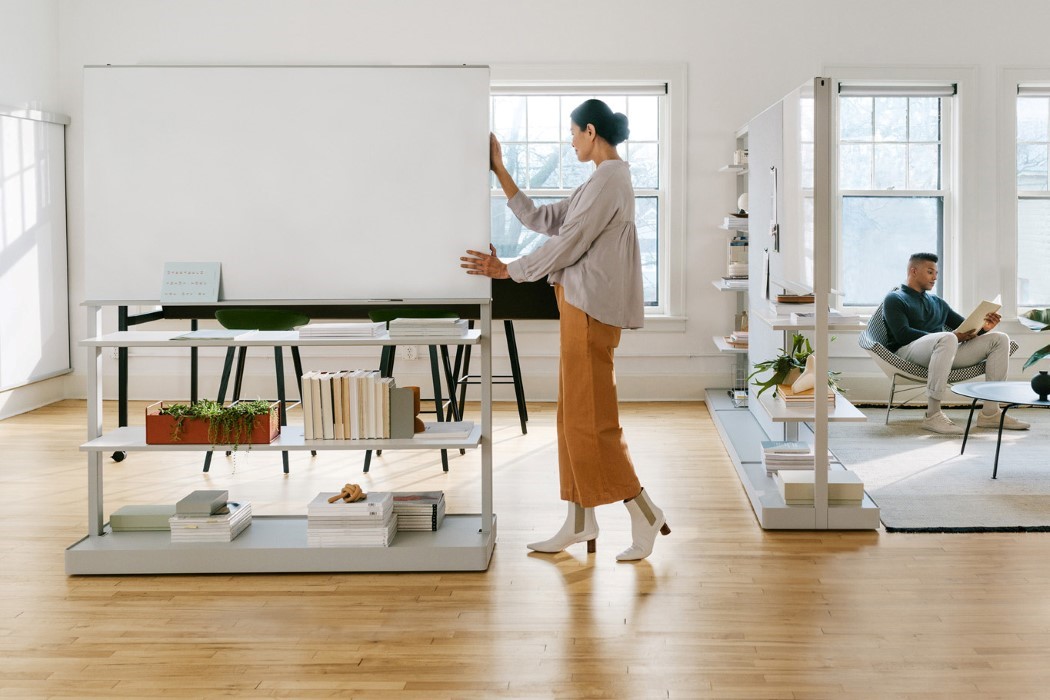 Office furniture ，Optimized Essential，modular，Minimalist，social contact，space，