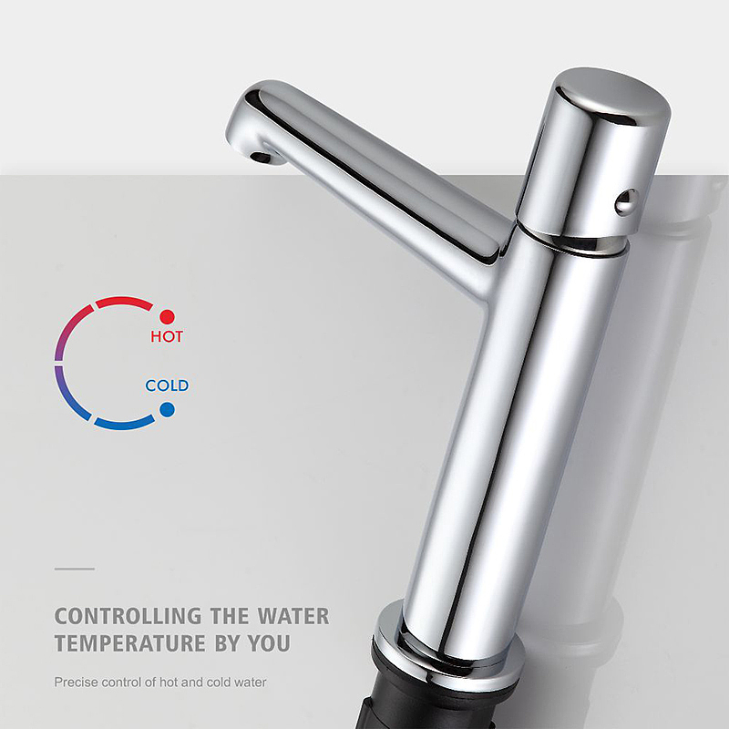 Round, chrome plated, sanitary ware, faucet，