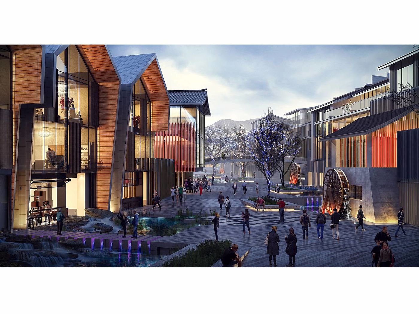 space，Commercial buildings，