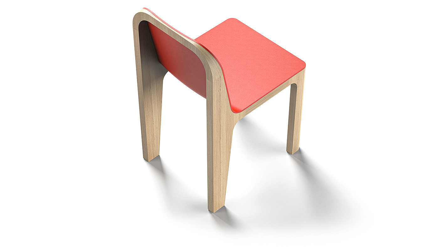 橡木椅，座椅，造型设计，OAK CHAIR，