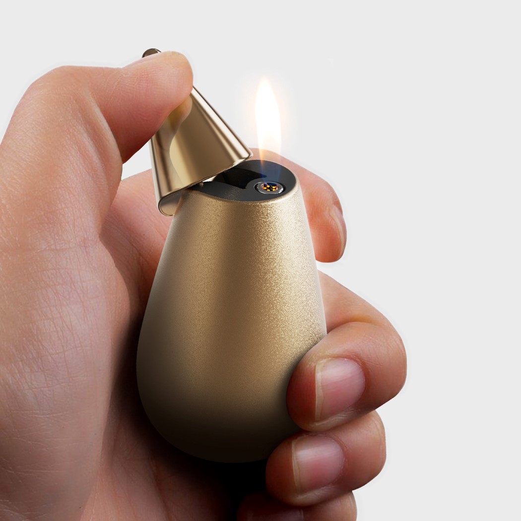 lighter，Tiny flame，The cigarette lighter，Metal finish，