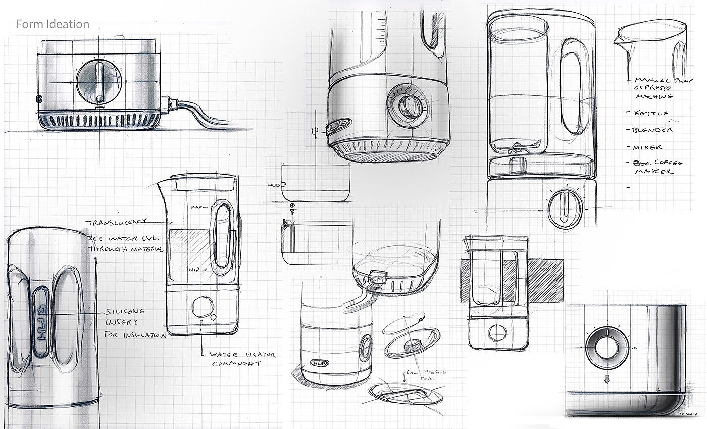 Hand drawn，Water purifier，rice cooker，Kitchen appliances，