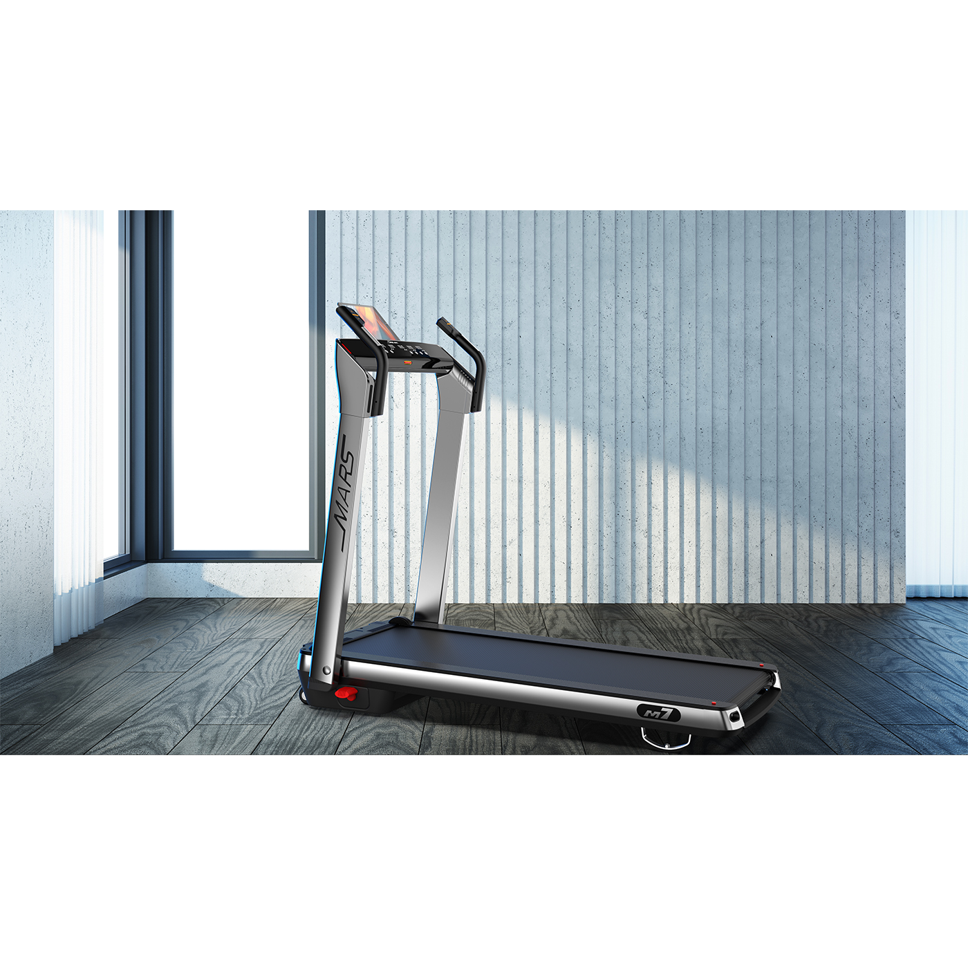 Zhengxing M7 folding indoor electric slope intelligent treadmill，