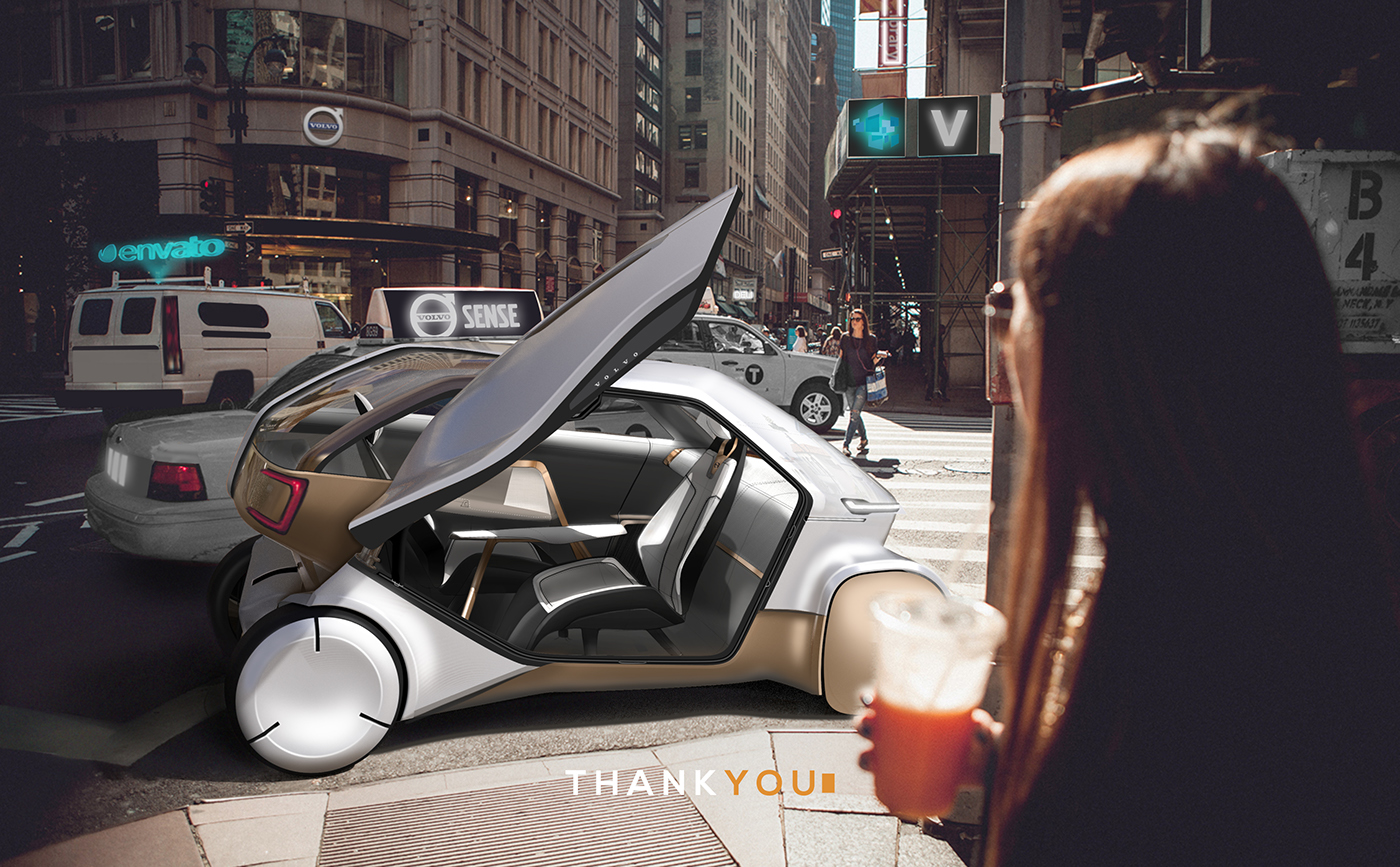 Self service，experience，Volvo，Concept car，