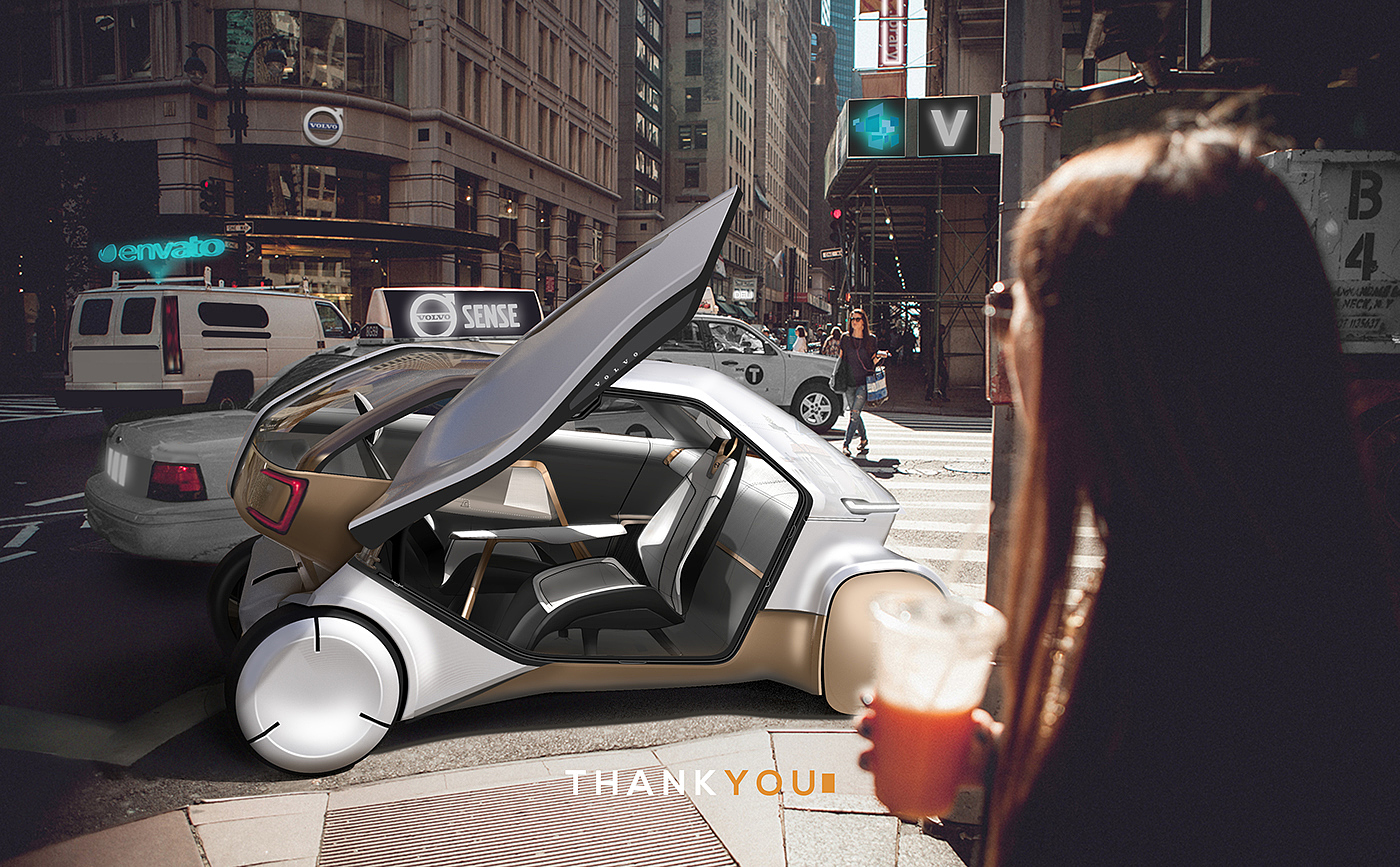 Self service，experience，Volvo，Concept car，