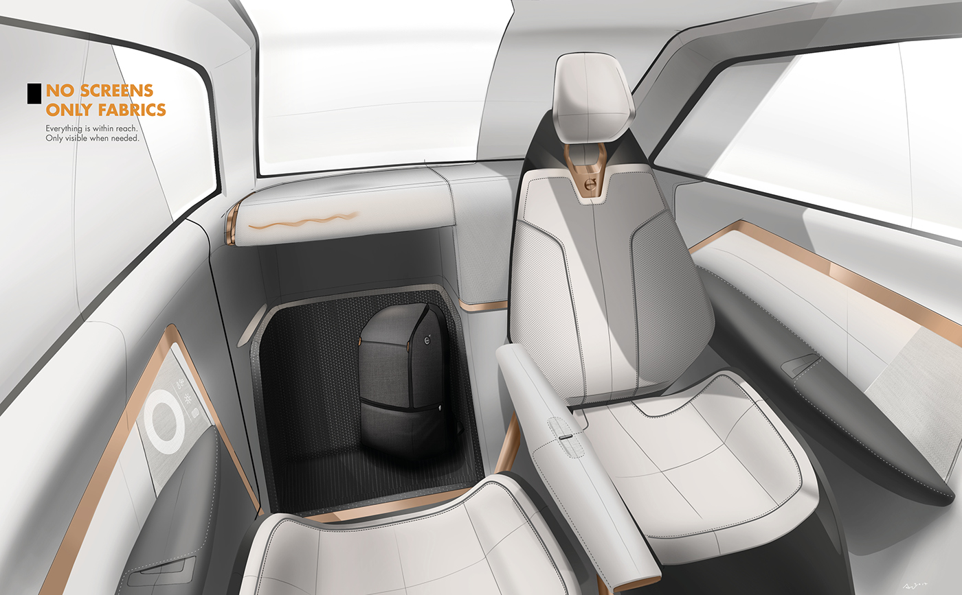 Self service，experience，Volvo，Concept car，