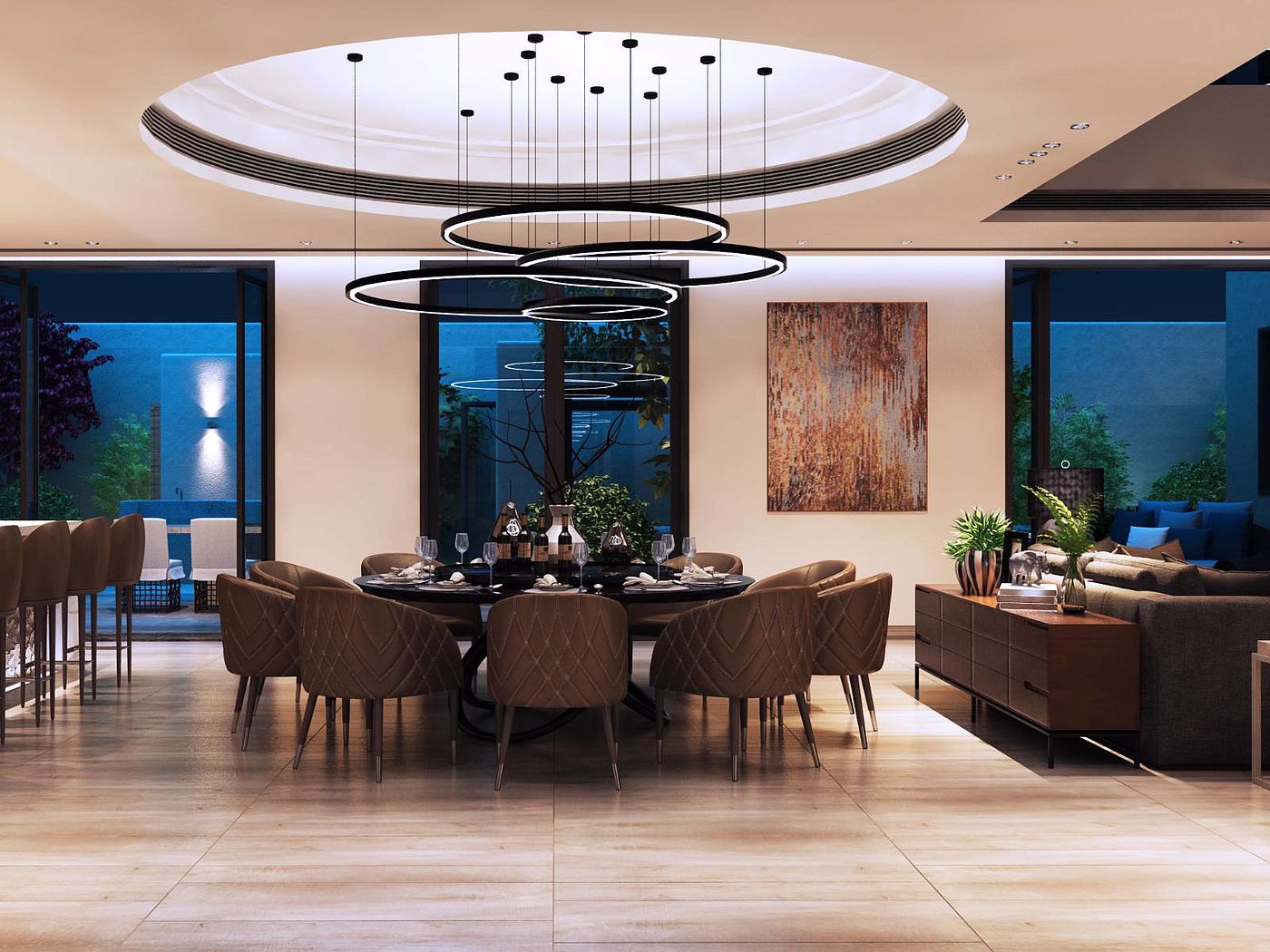 space，villa，