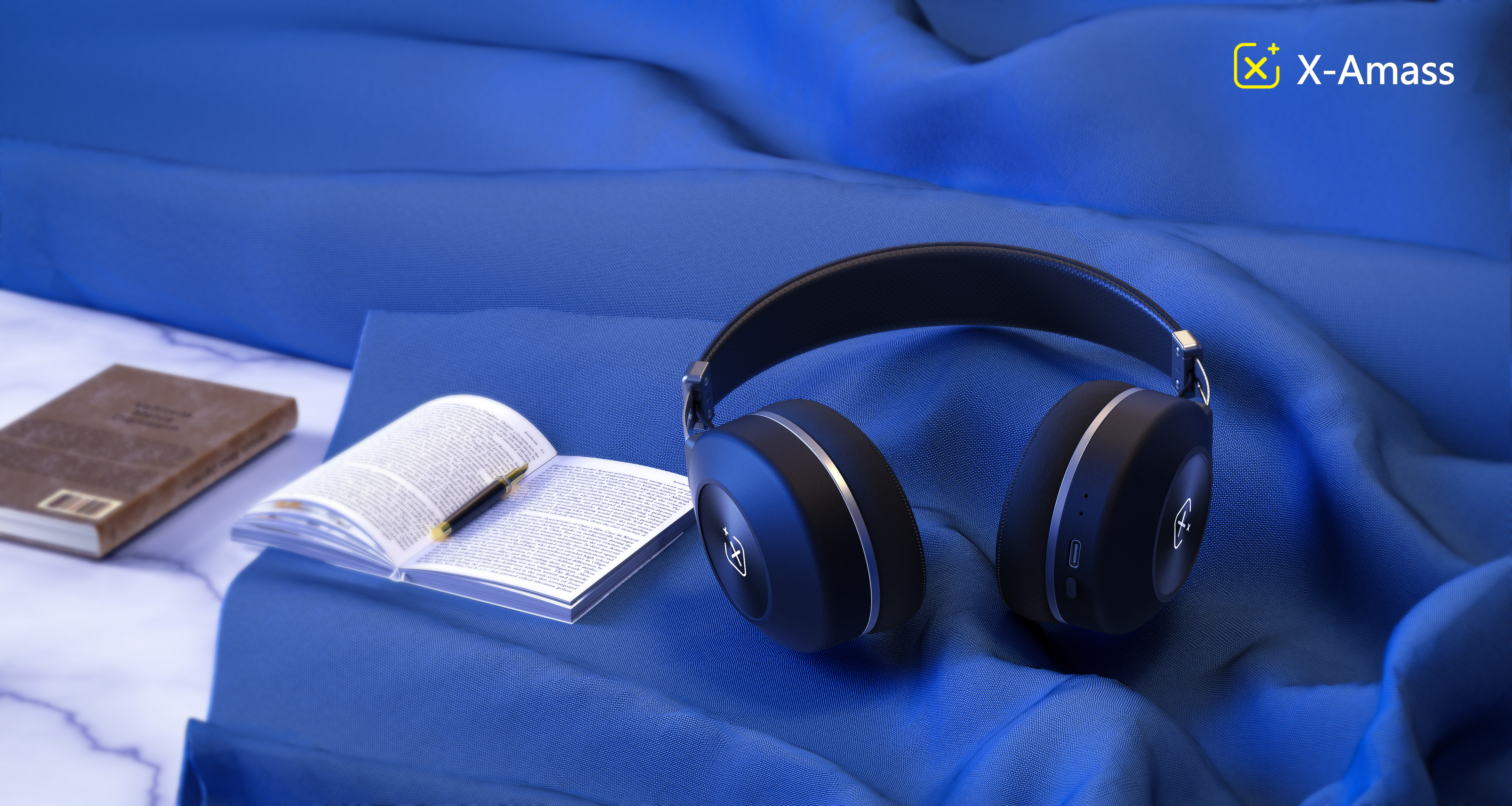 headset，Bluetooth，Rendering product design，intelligence，Rendering and typesetting，