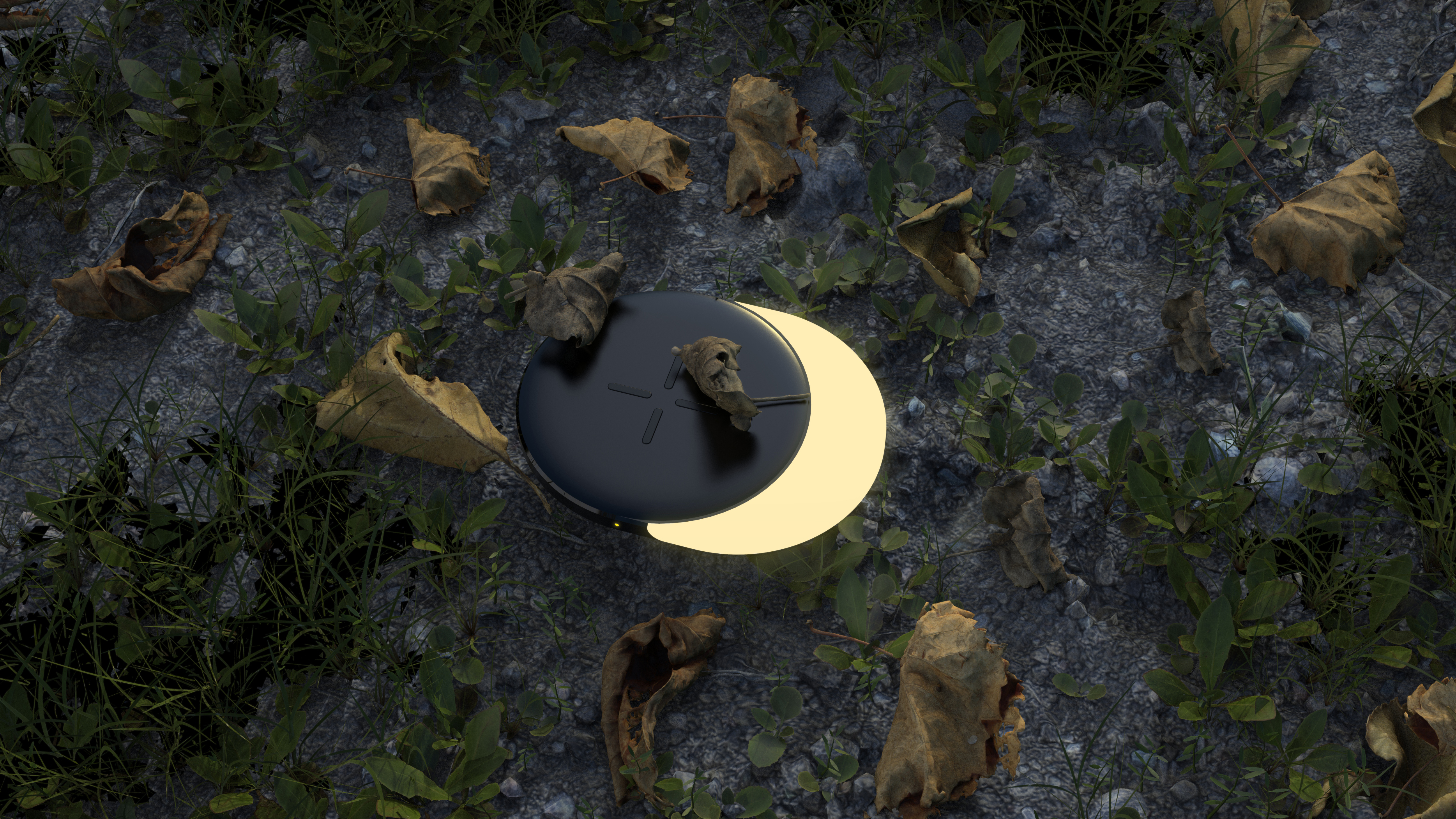 Night light，Wireless charging，crescent moon，electronic product，Digital 3C，