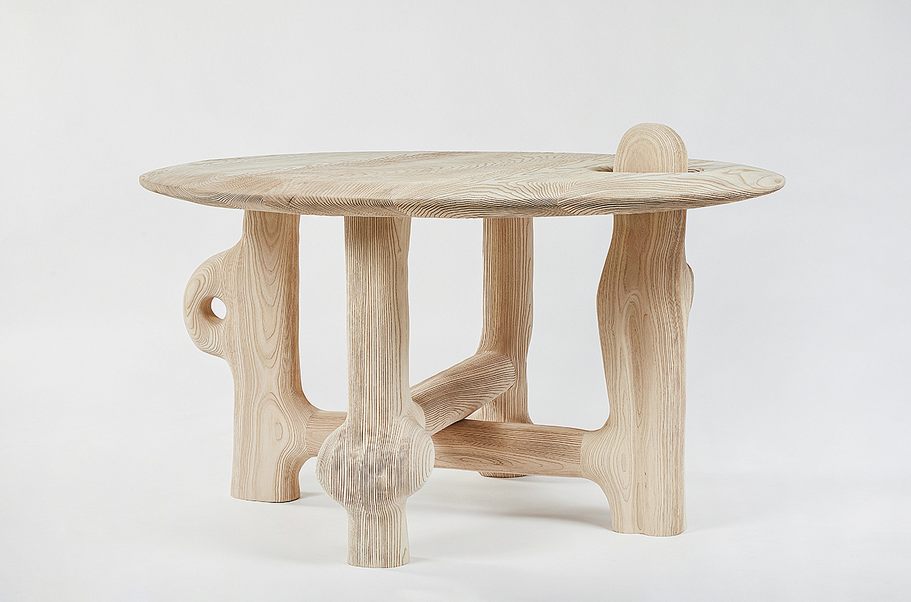 桌子，雕塑，艺术，木制，