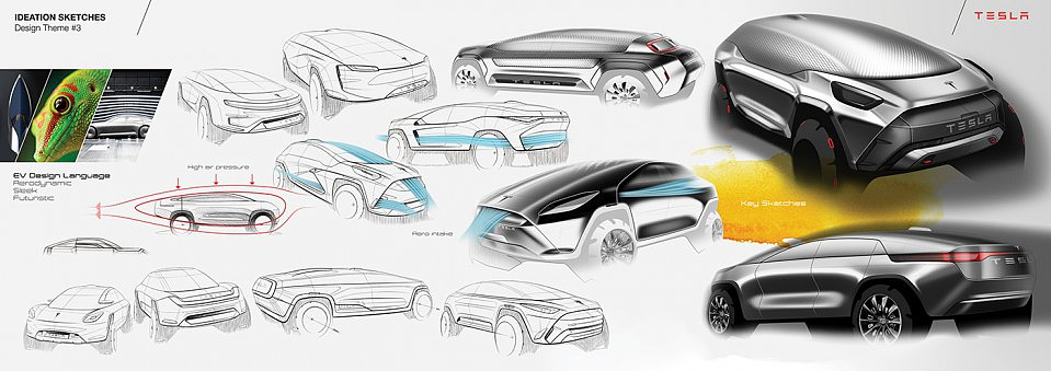 automobile，Hand drawn，Ubee ，marker pen，