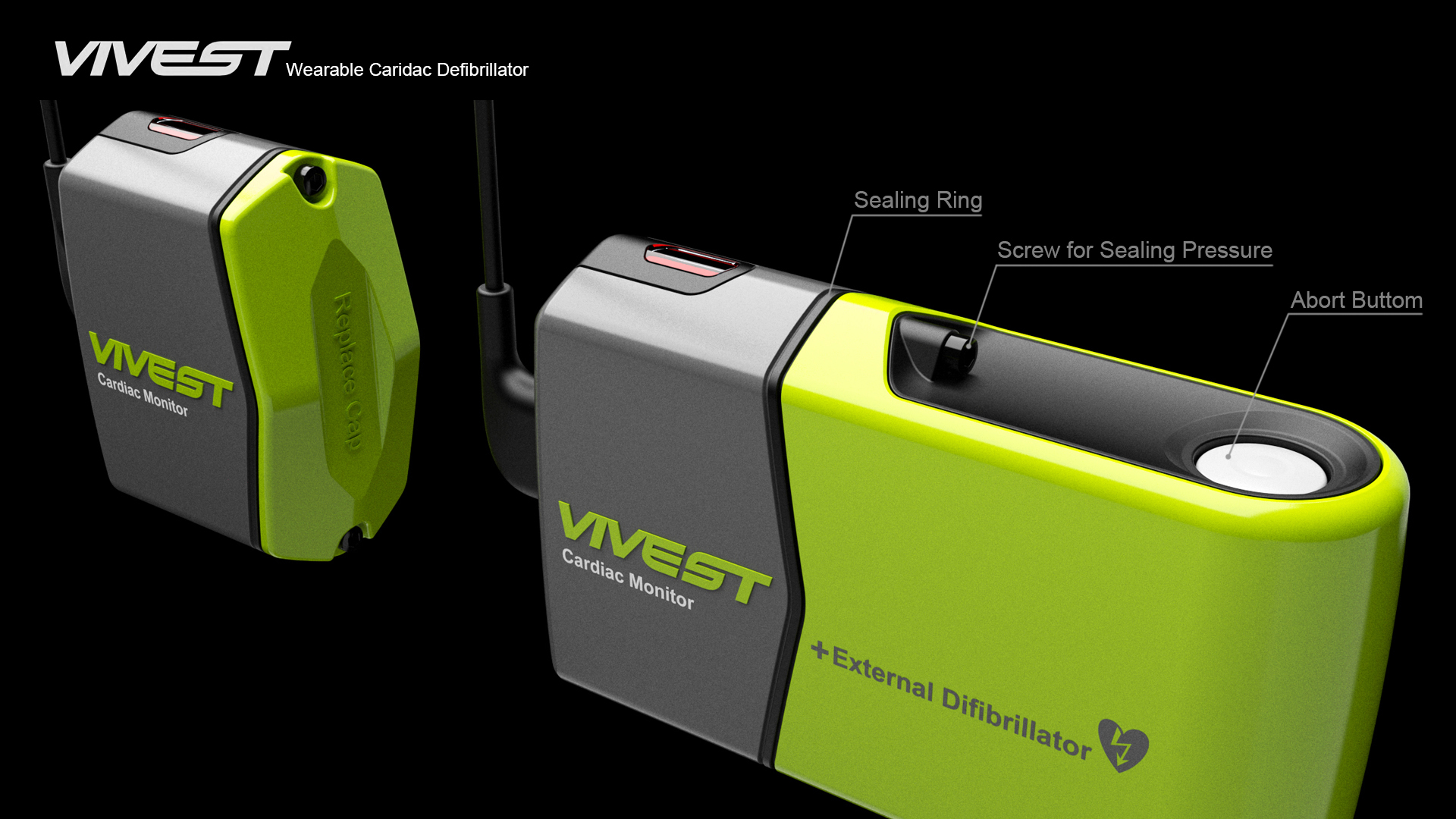 heart，Defibrillation，AED，Wearable ，