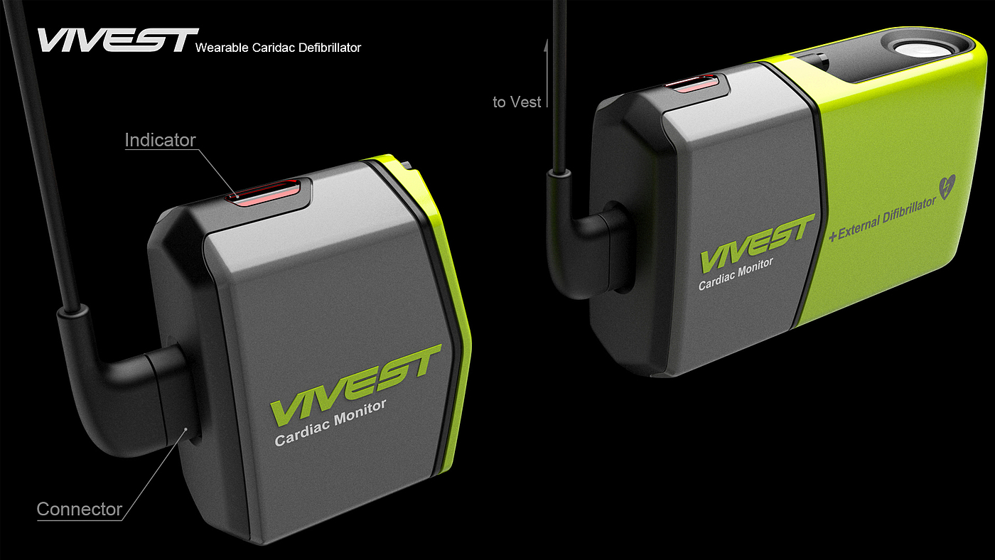 heart，Defibrillation，AED，Wearable ，