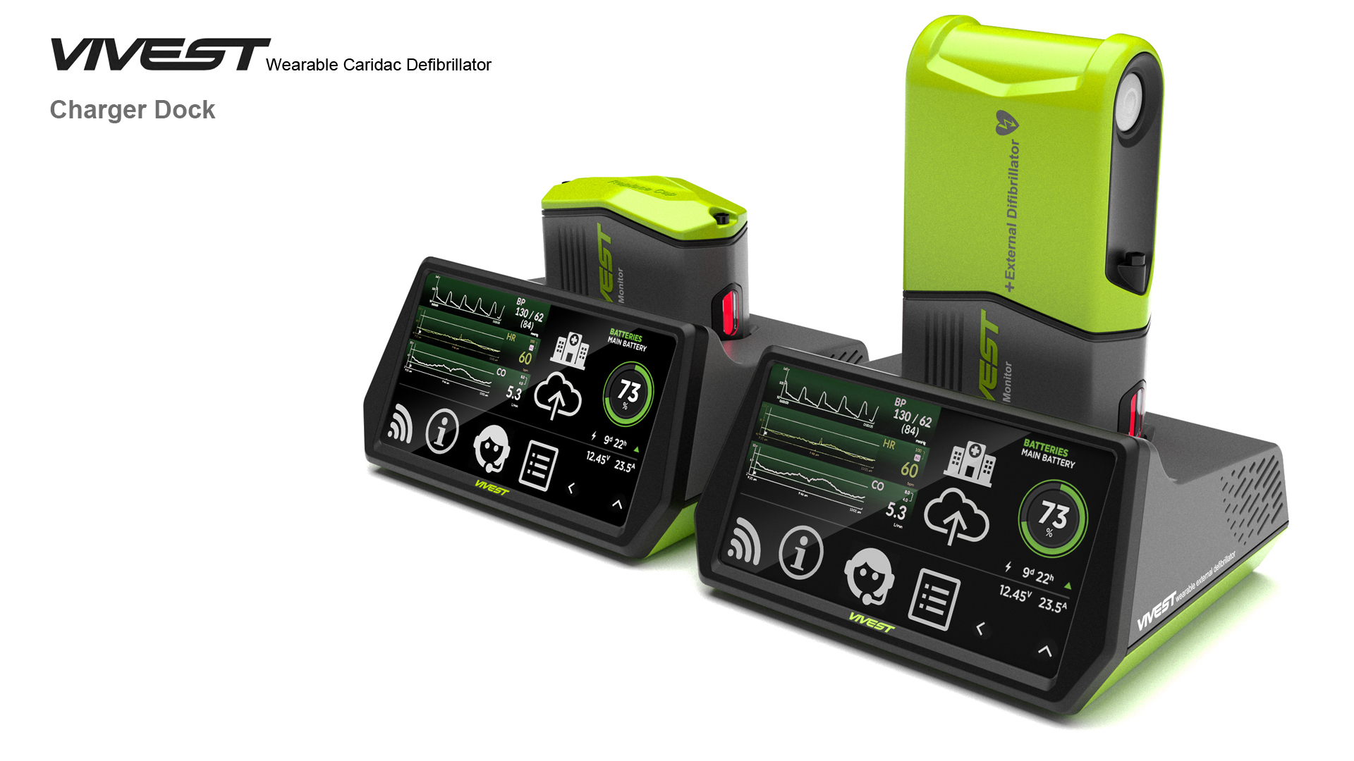 heart，Defibrillation，AED，Wearable ，