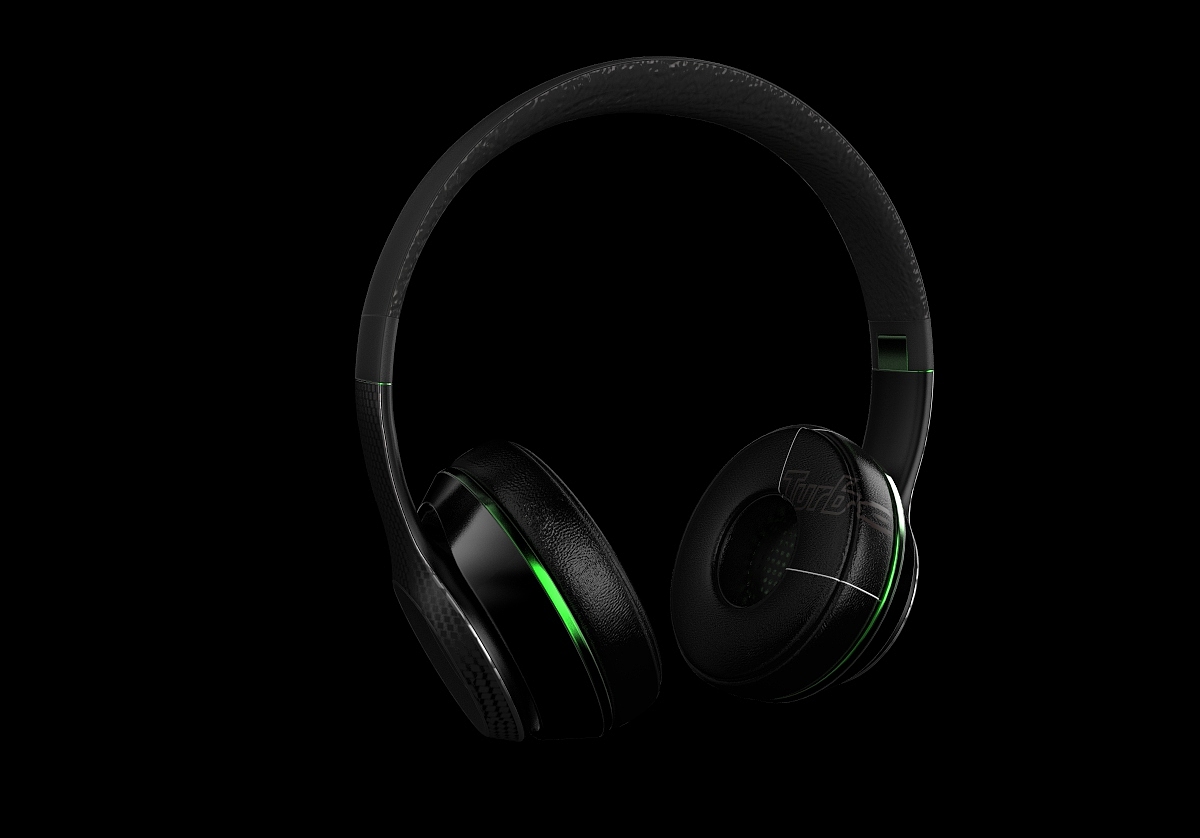 texture，Leatherwear，carbon fibre，Render，headset，