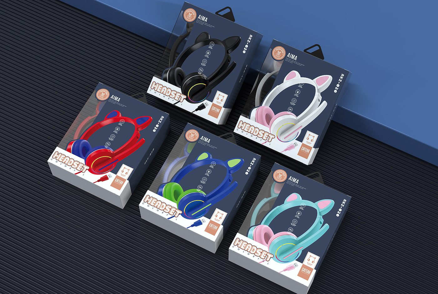 packing，3C digital，Electronic technology，Intelligent digital，headset，Earphone packaging，