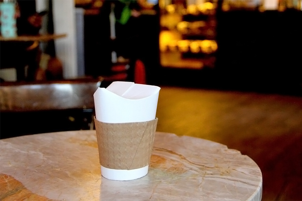 Unocup，paper cup，Folding flap，