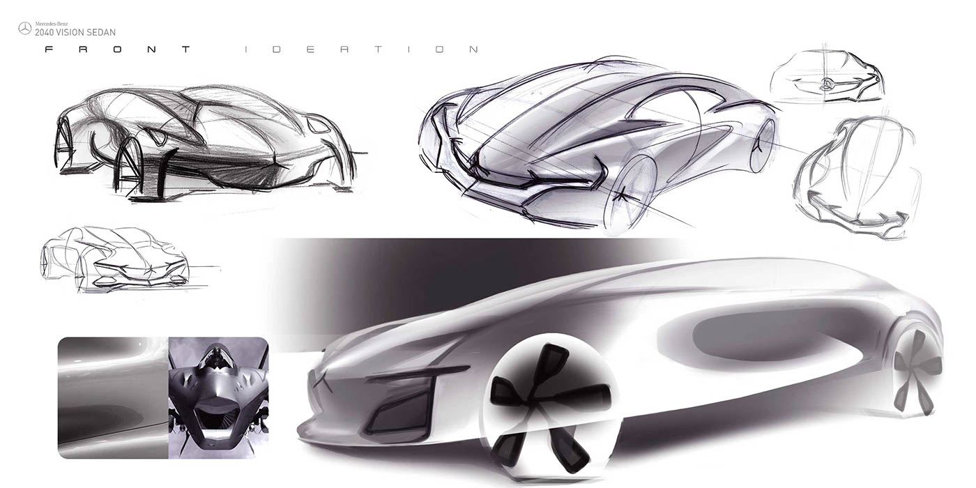 Benz，Vision Sedan，Concept Car，Charm appearance，