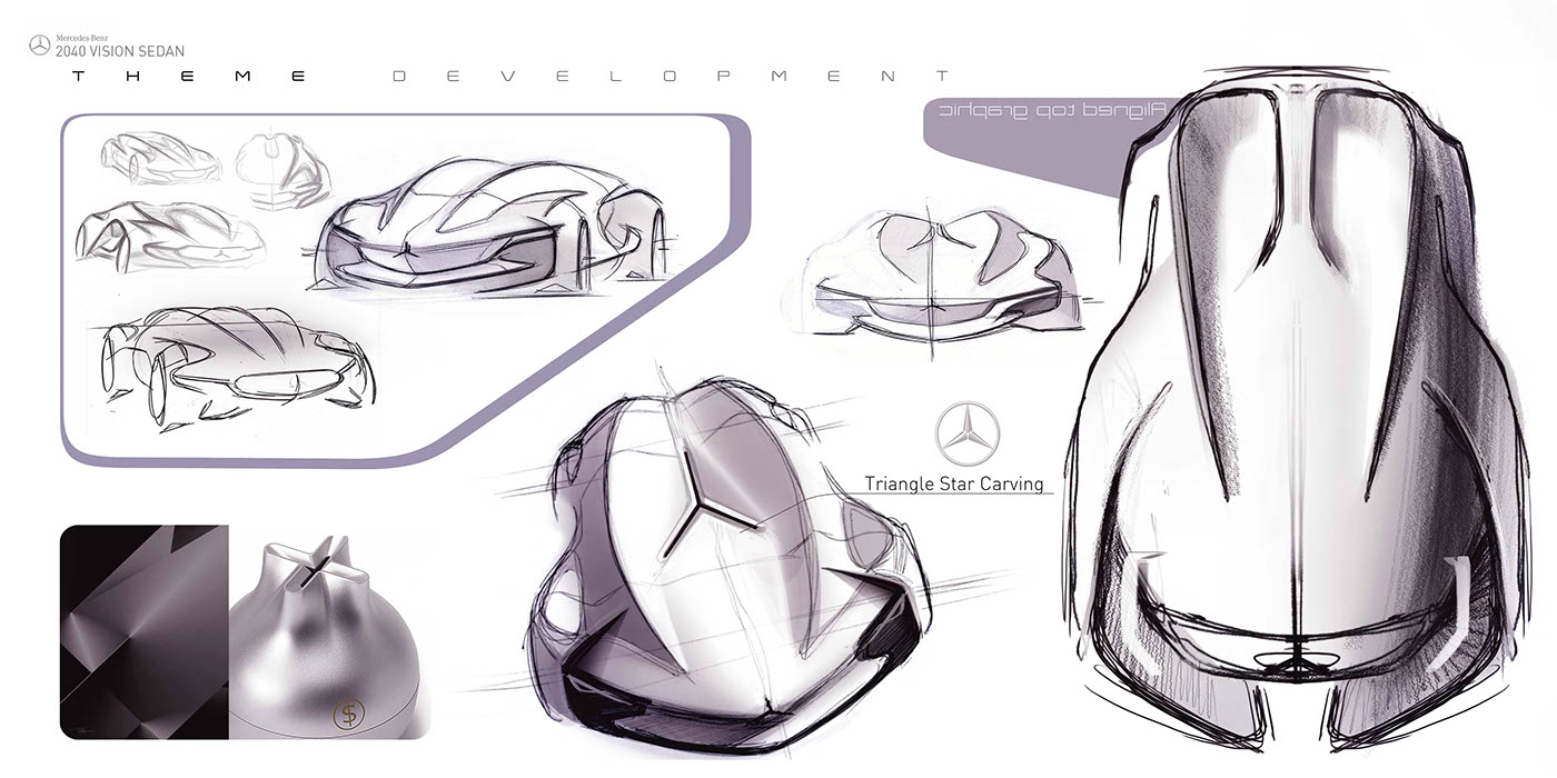 Benz，Vision Sedan，Concept Car，Charm appearance，