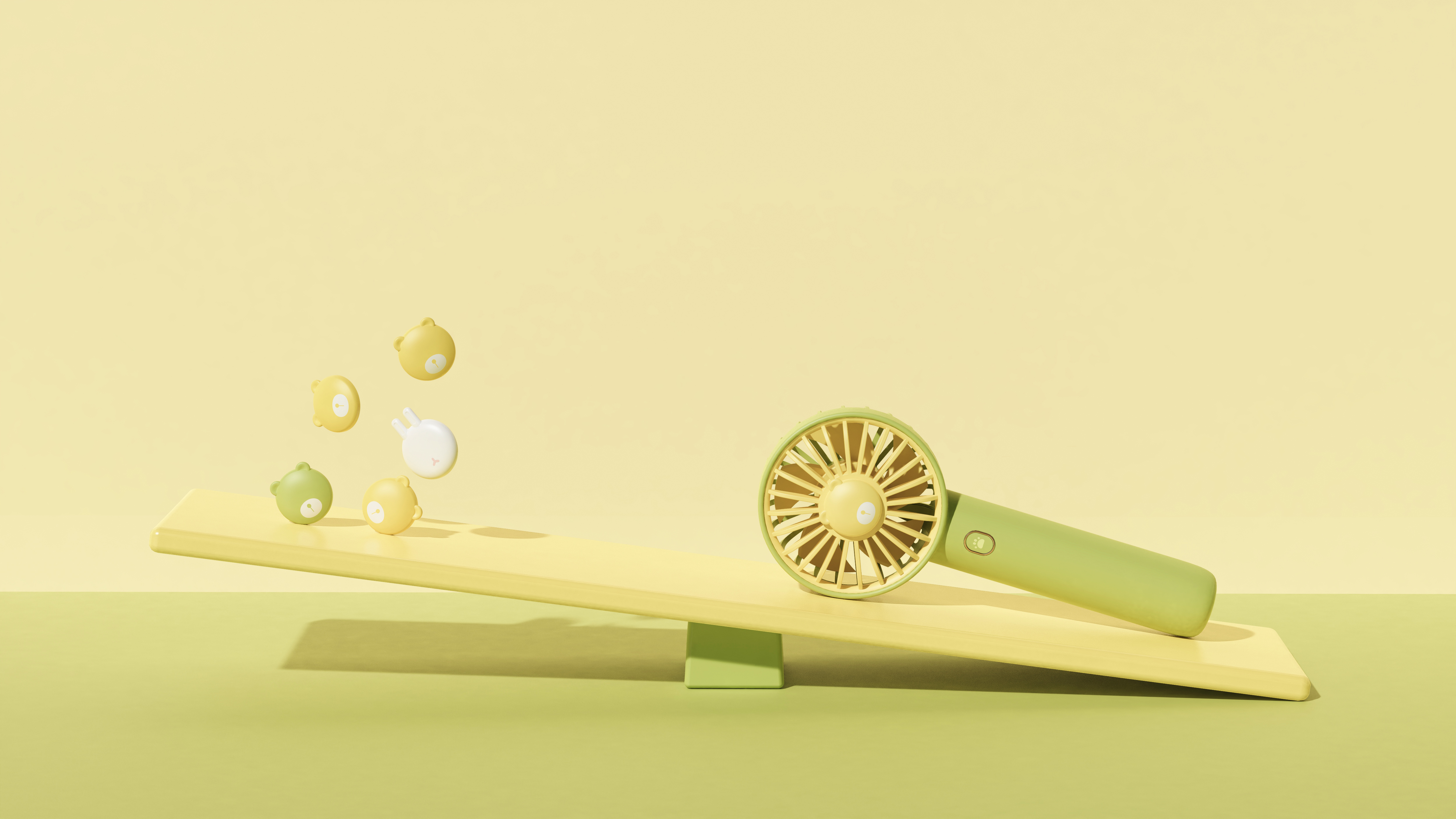 lovely，Fan，bear，