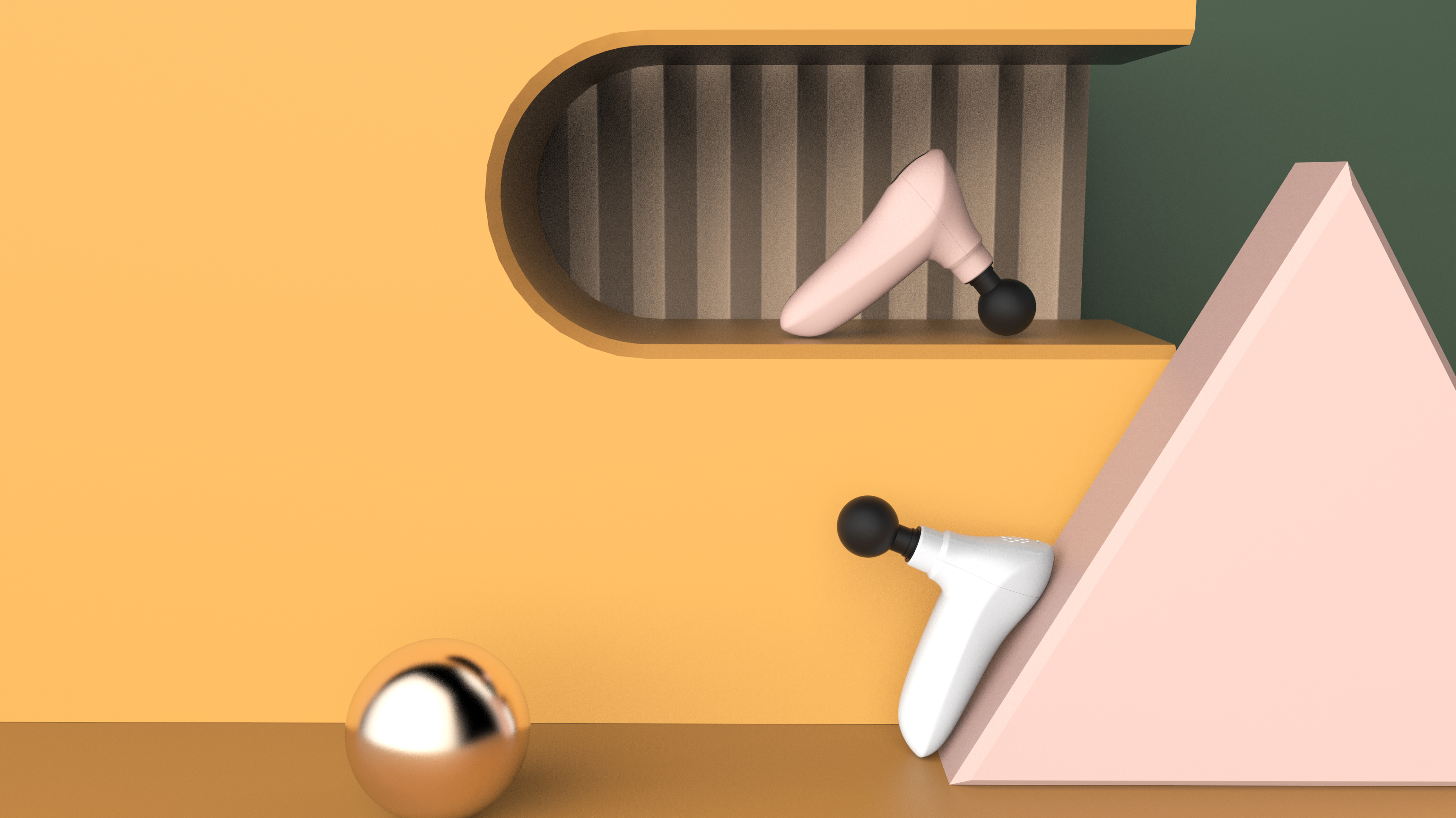 Fascia gun design，