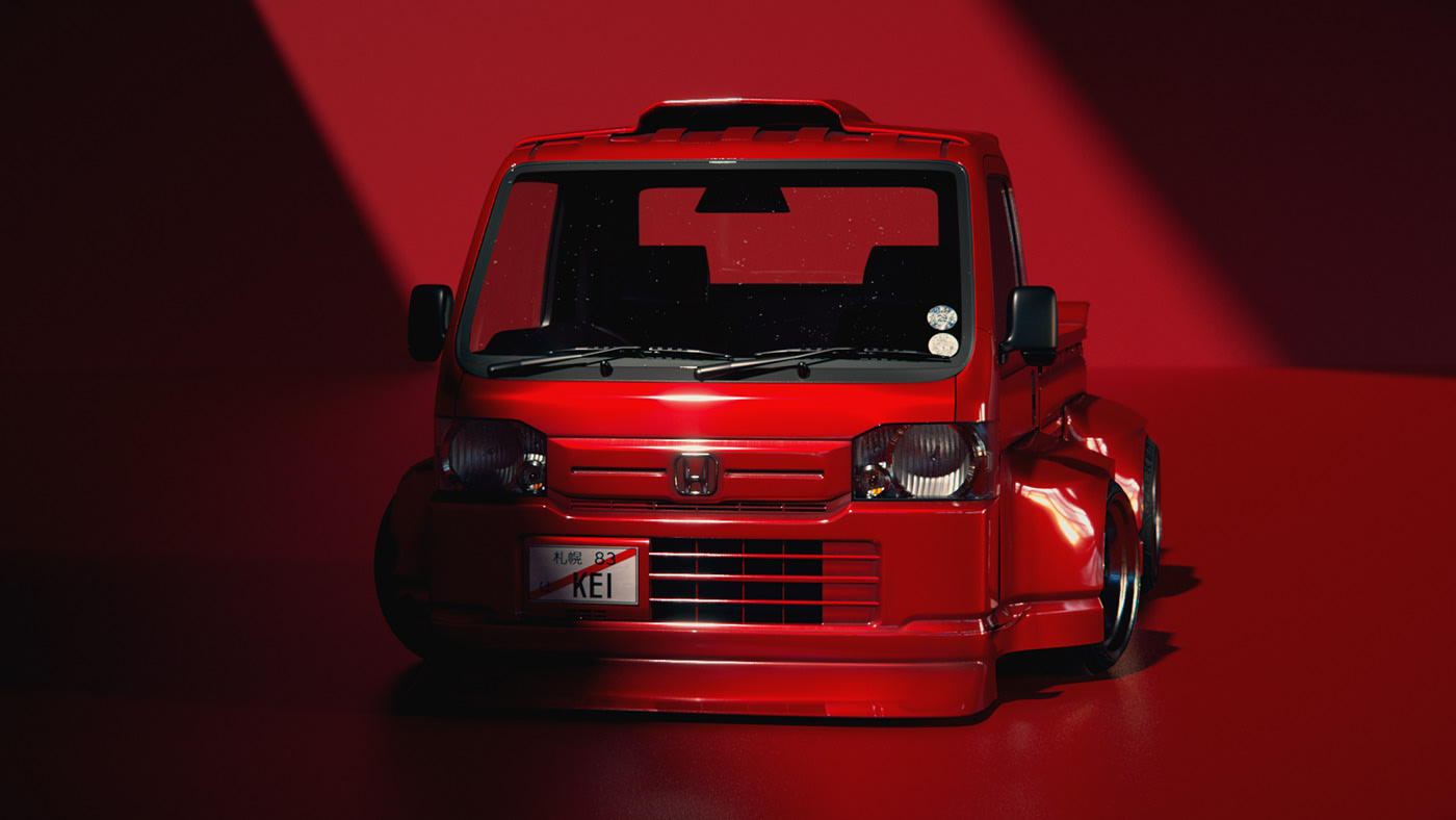 Honda，truck，gules，