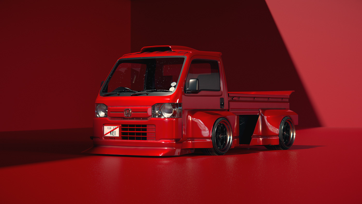 Honda，truck，gules，